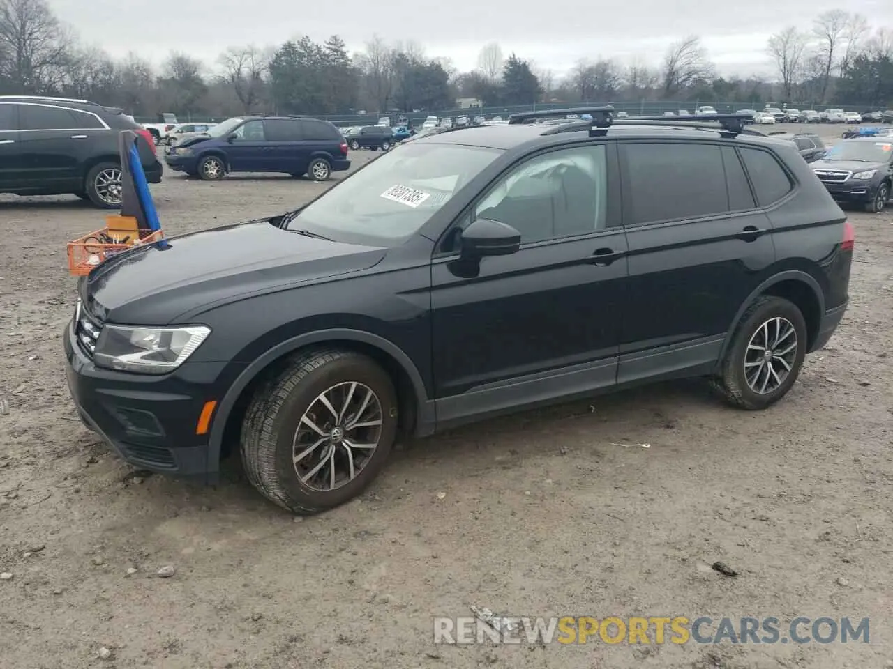 1 Photograph of a damaged car 3VV1B7AX2MM121474 VOLKSWAGEN TIGUAN 2021