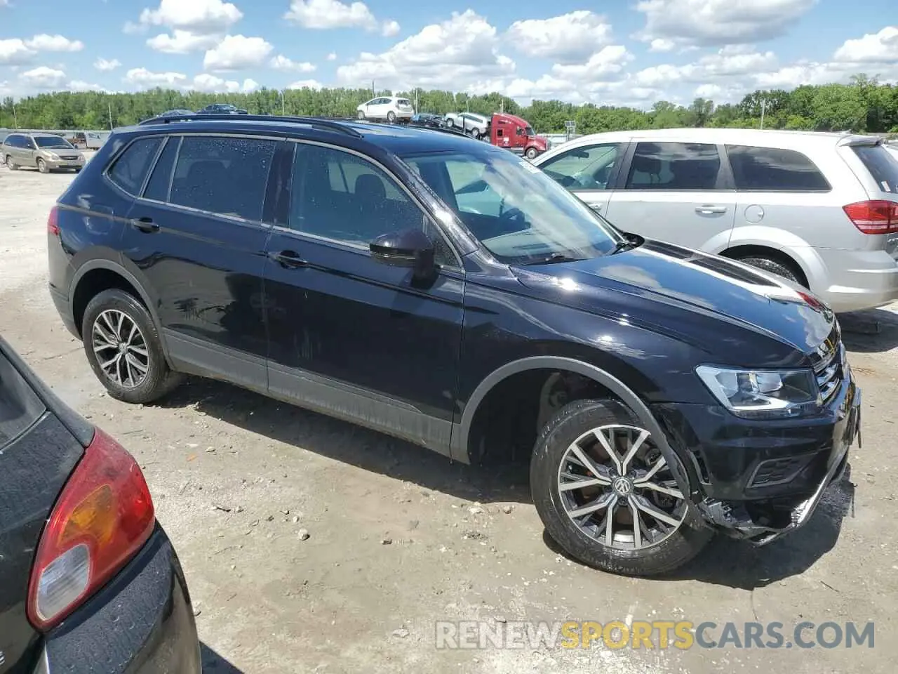 4 Фотография поврежденного автомобиля 3VV1B7AX3MM025109 VOLKSWAGEN TIGUAN 2021