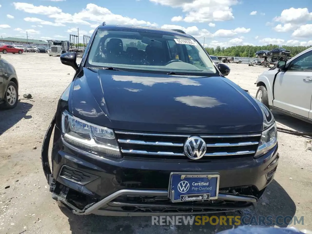 5 Фотография поврежденного автомобиля 3VV1B7AX3MM025109 VOLKSWAGEN TIGUAN 2021