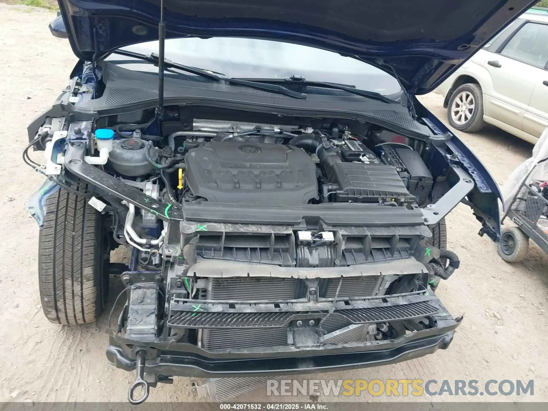 10 Photograph of a damaged car 3VV1B7AX3MM150773 VOLKSWAGEN TIGUAN 2021