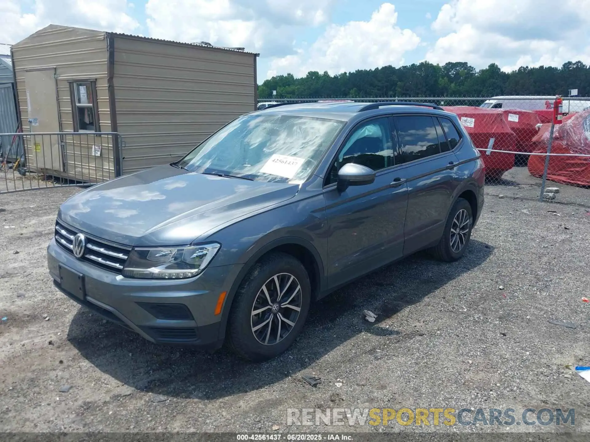 2 Photograph of a damaged car 3VV1B7AX5MM148491 VOLKSWAGEN TIGUAN 2021