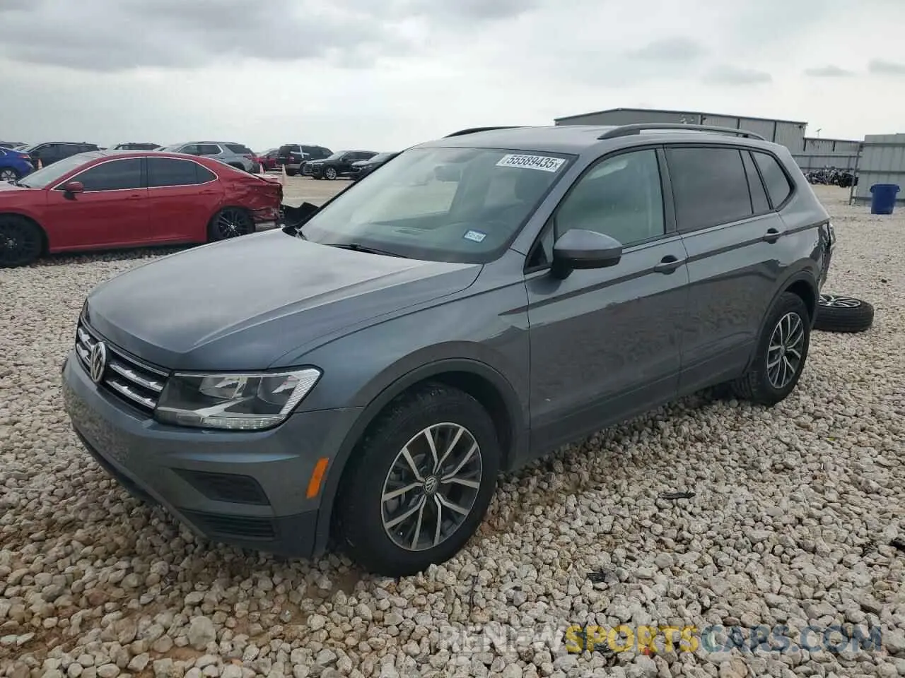 1 Фотография поврежденного автомобиля 3VV1B7AX9MM012624 VOLKSWAGEN TIGUAN 2021