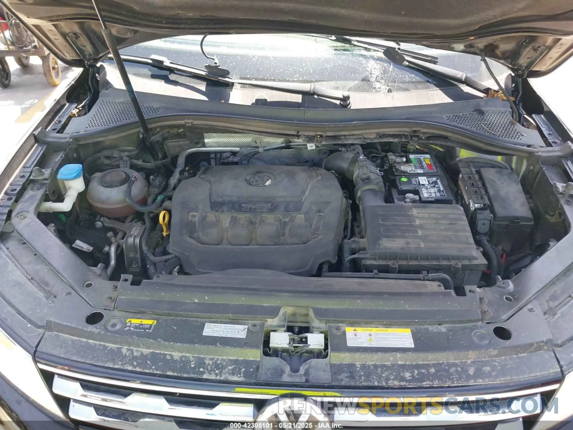 10 Фотография поврежденного автомобиля 3VV1B7AX9MM067347 VOLKSWAGEN TIGUAN 2021