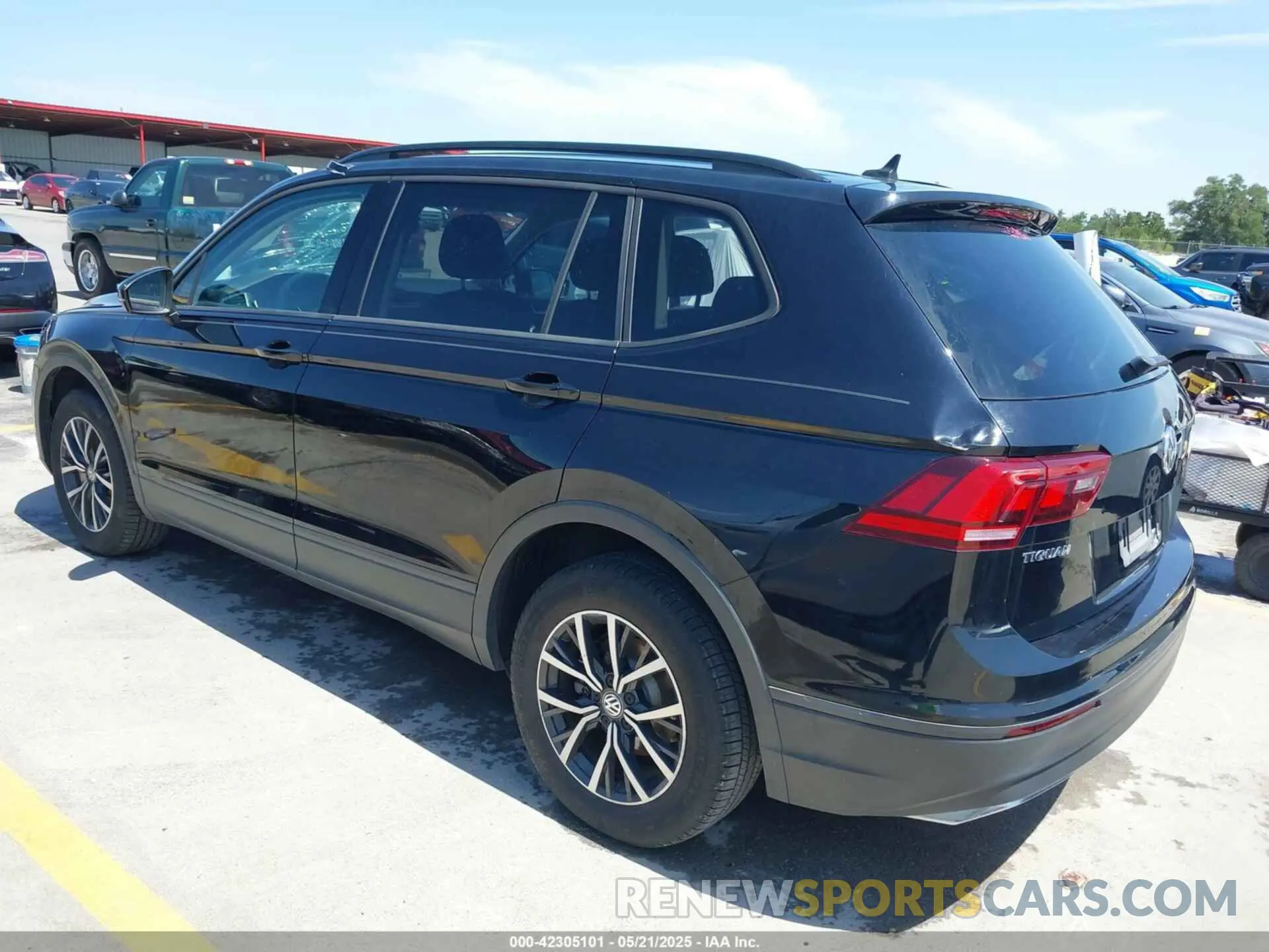3 Фотография поврежденного автомобиля 3VV1B7AX9MM067347 VOLKSWAGEN TIGUAN 2021