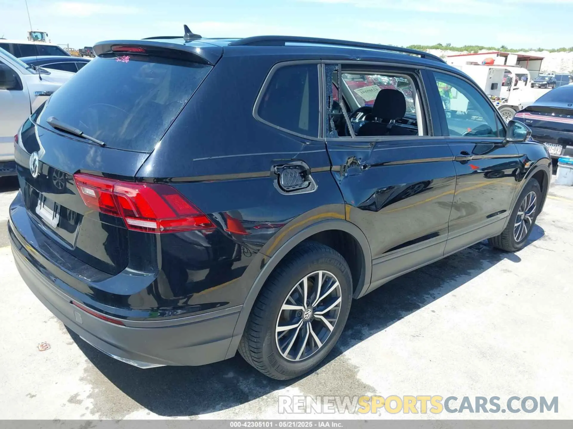 4 Фотография поврежденного автомобиля 3VV1B7AX9MM067347 VOLKSWAGEN TIGUAN 2021