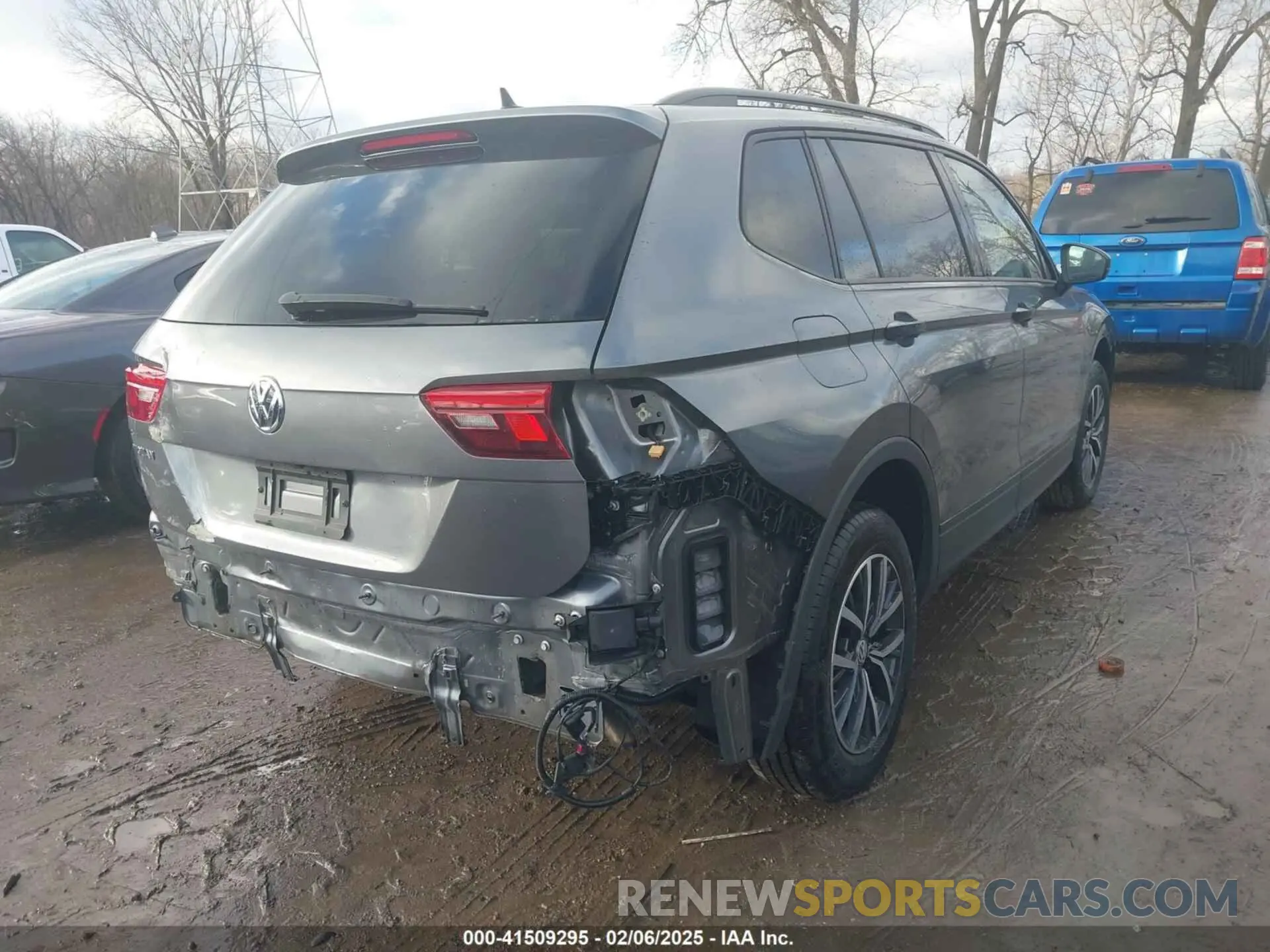 4 Фотография поврежденного автомобиля 3VV1B7AX9MM075450 VOLKSWAGEN TIGUAN 2021
