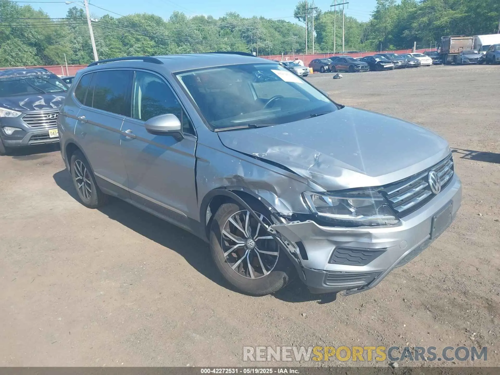 1 Photograph of a damaged car 3VV2B7AX1MM142823 VOLKSWAGEN TIGUAN 2021