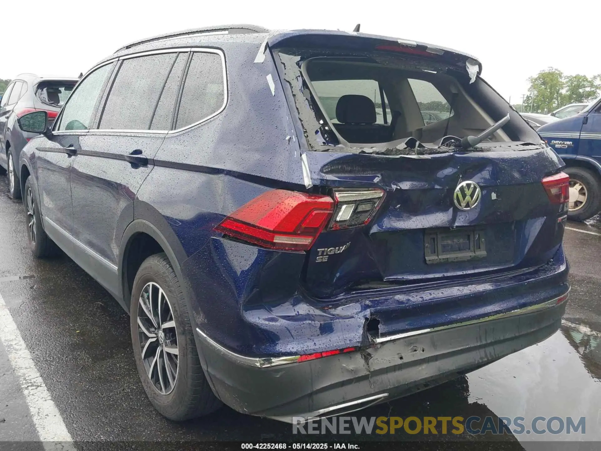 3 Фотография поврежденного автомобиля 3VV2B7AX6MM093344 VOLKSWAGEN TIGUAN 2021