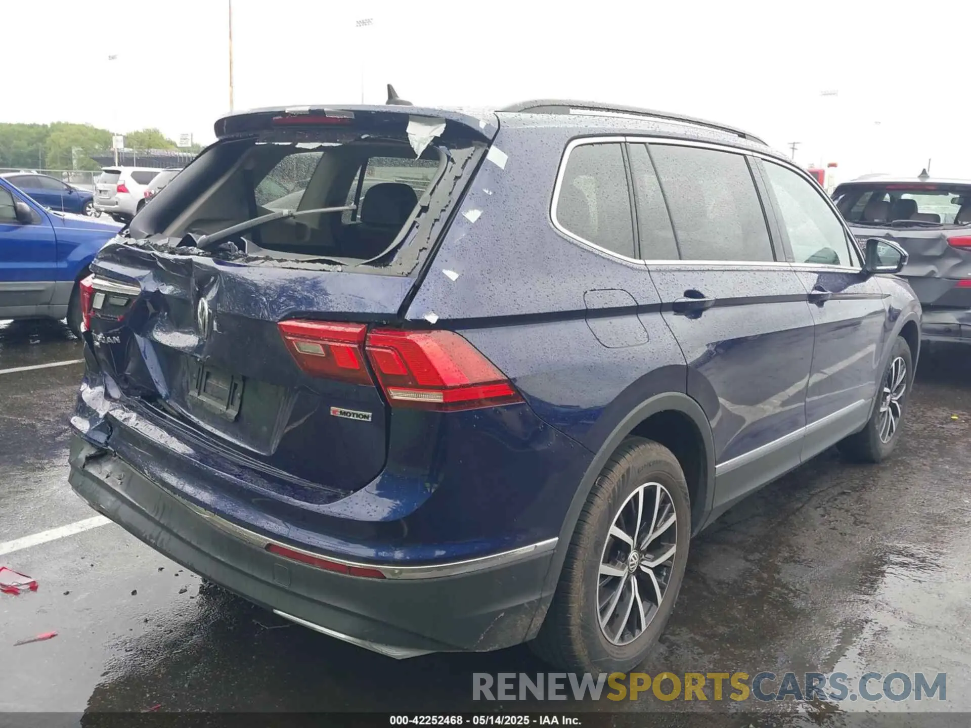4 Фотография поврежденного автомобиля 3VV2B7AX6MM093344 VOLKSWAGEN TIGUAN 2021