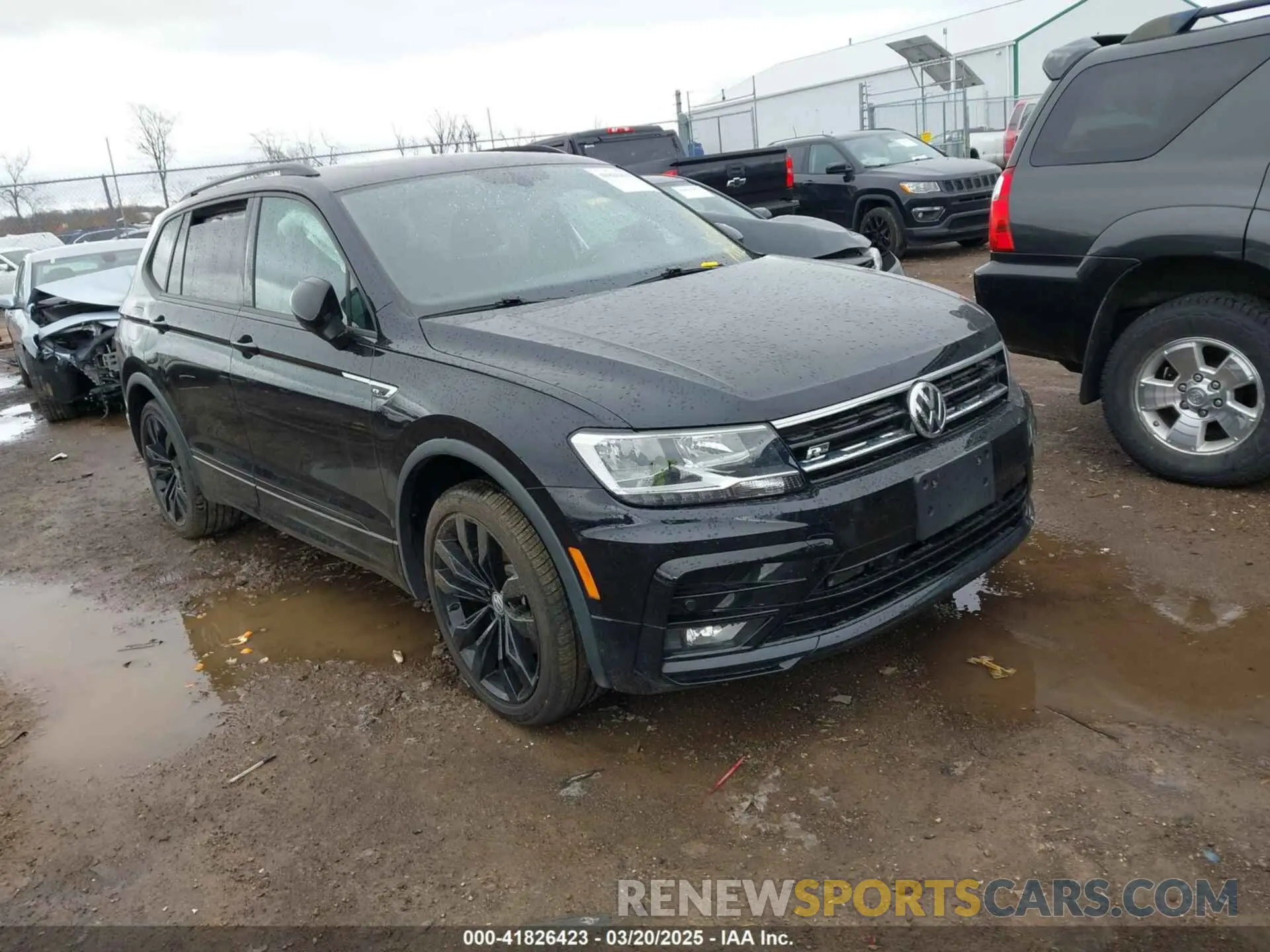 1 Photograph of a damaged car 3VV2B7AX8MM045666 VOLKSWAGEN TIGUAN 2021