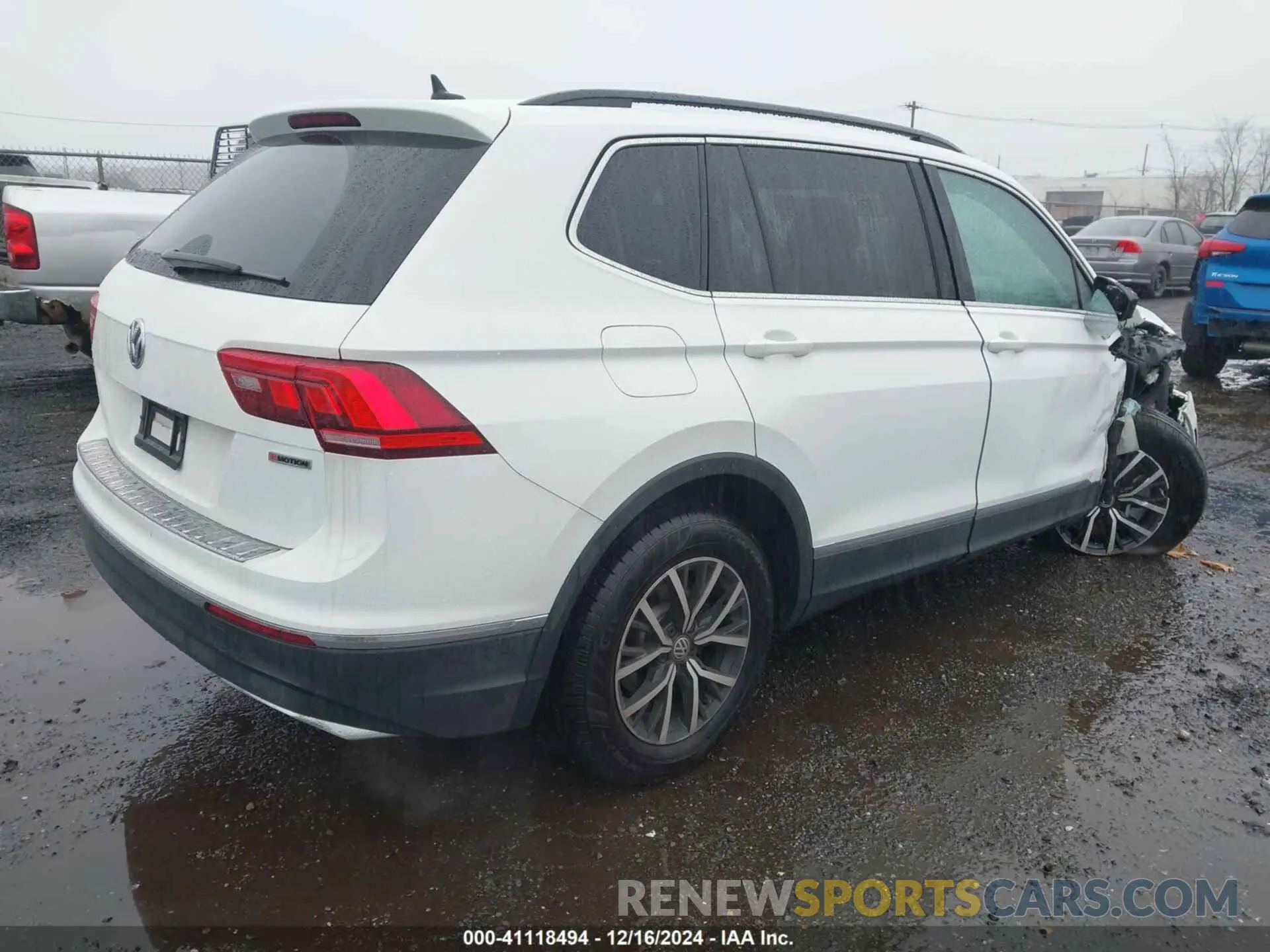 4 Фотография поврежденного автомобиля 3VV2B7AXXMM084436 VOLKSWAGEN TIGUAN 2021