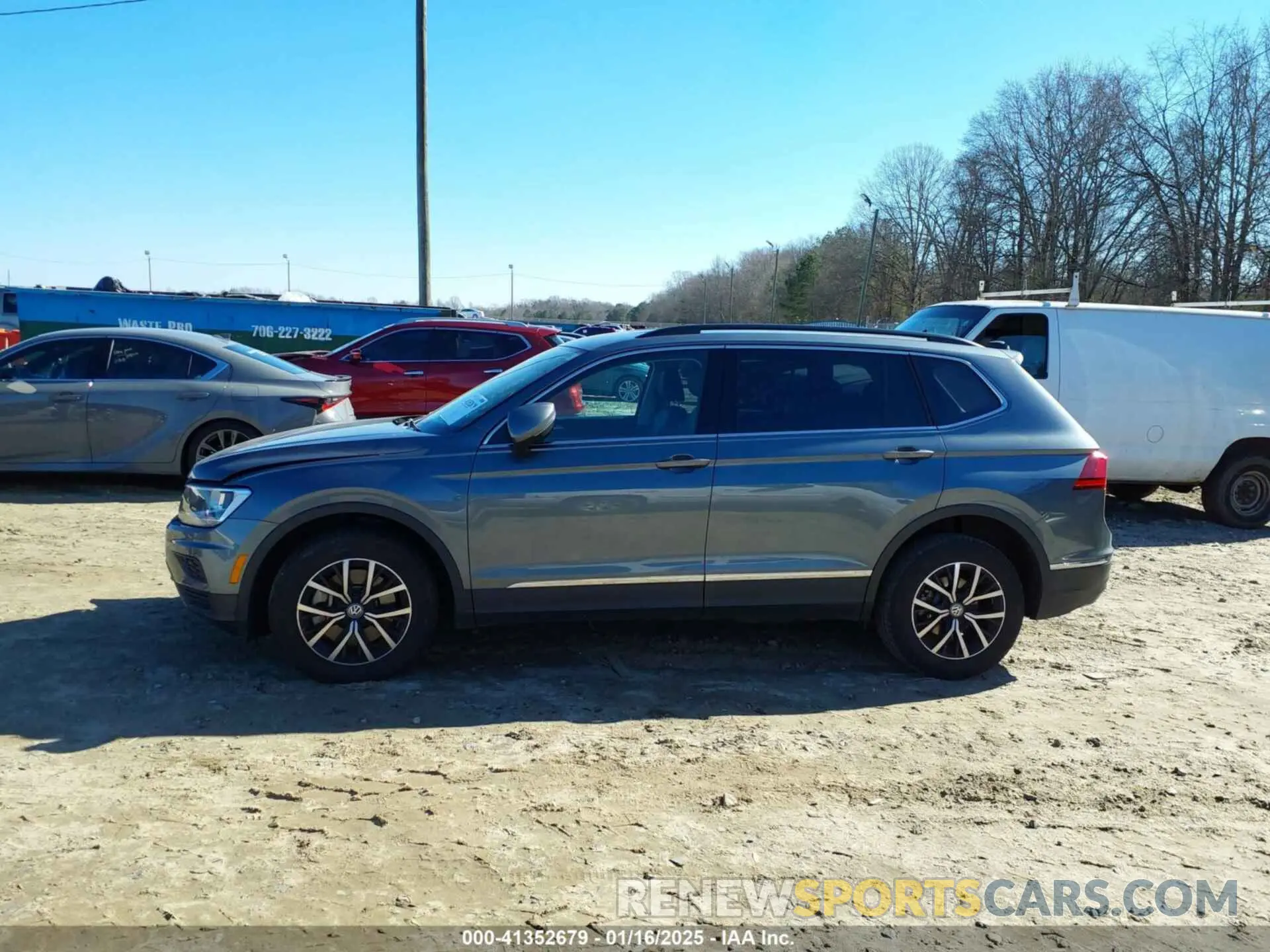 14 Photograph of a damaged car 3VV3B7AX2MM006589 VOLKSWAGEN TIGUAN 2021