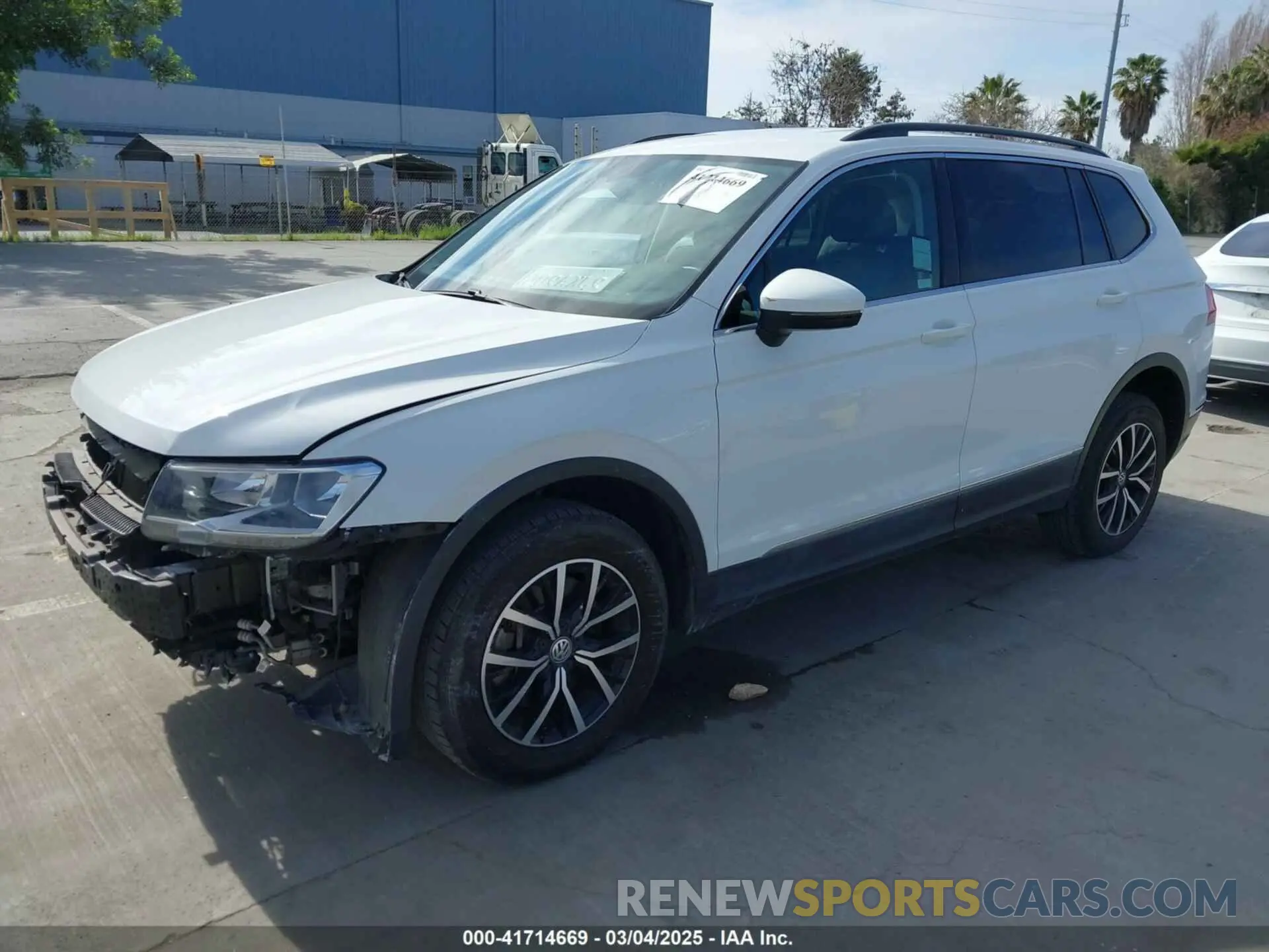 2 Фотография поврежденного автомобиля 3VV3B7AX5MM033611 VOLKSWAGEN TIGUAN 2021