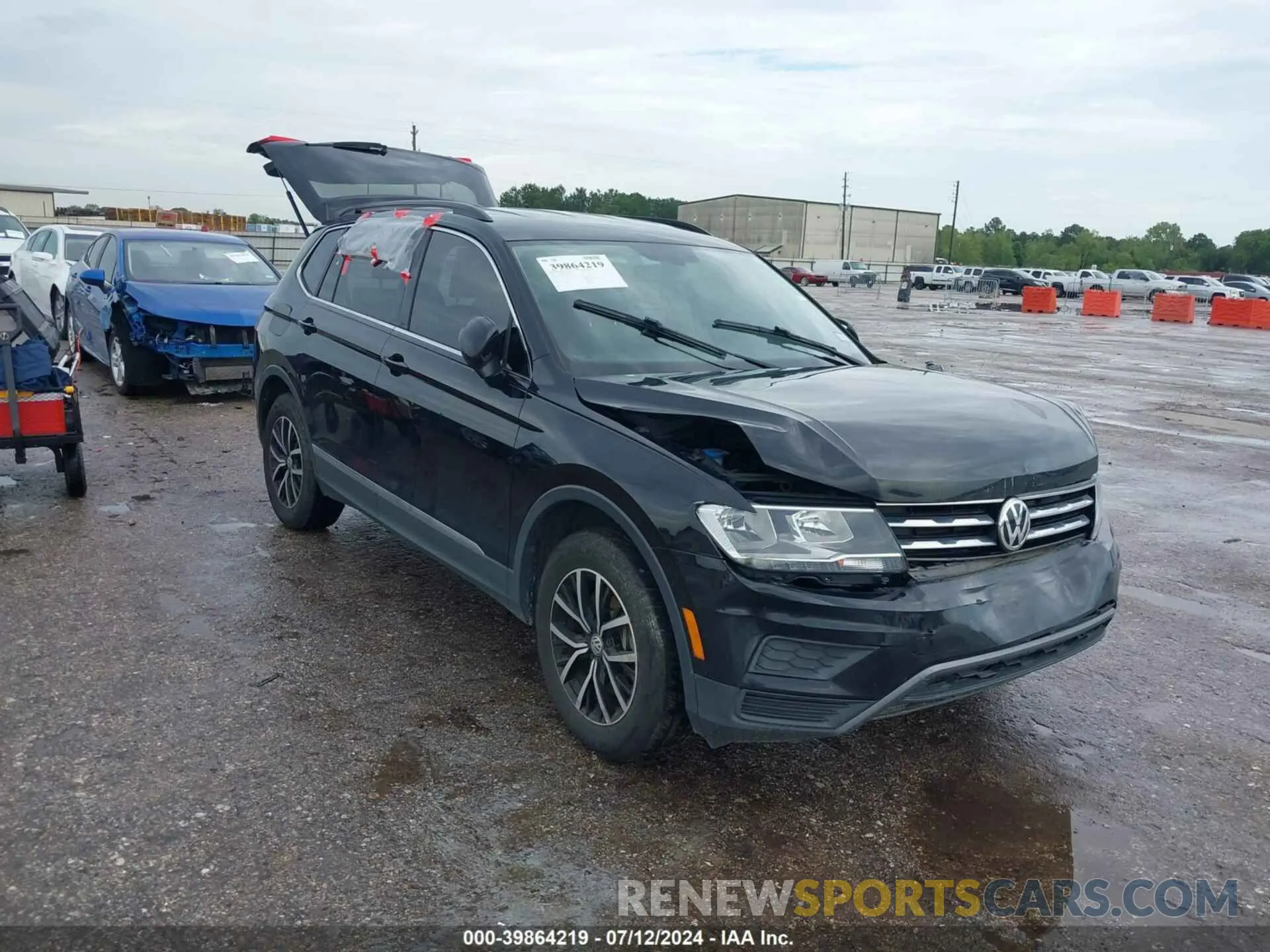 1 Фотография поврежденного автомобиля 3VV3B7AX7MM004286 VOLKSWAGEN TIGUAN 2021