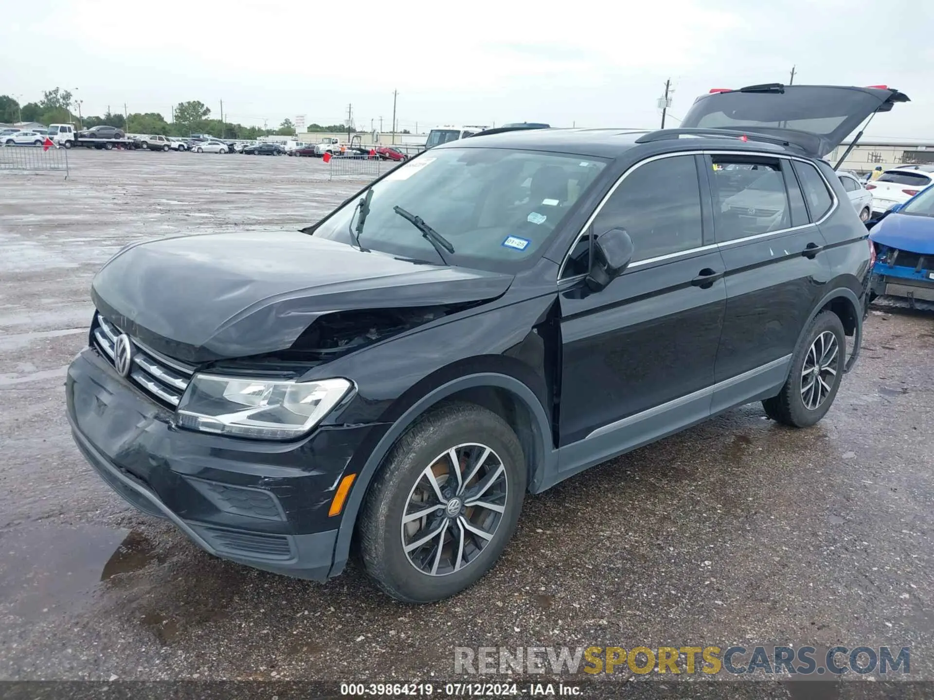 2 Фотография поврежденного автомобиля 3VV3B7AX7MM004286 VOLKSWAGEN TIGUAN 2021
