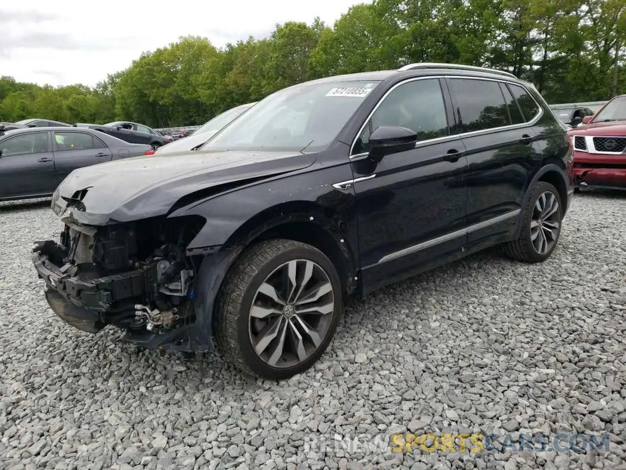 1 Photograph of a damaged car 3VV4B7AX2MM129930 VOLKSWAGEN TIGUAN 2021