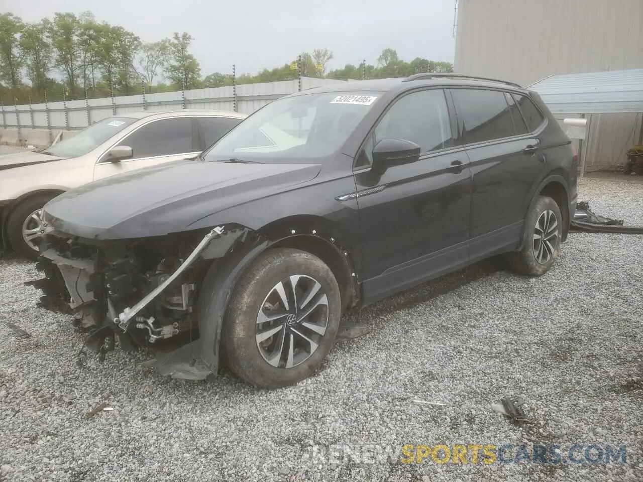 1 Фотография поврежденного автомобиля 3VV0B7AX3NM076297 VOLKSWAGEN TIGUAN 2022