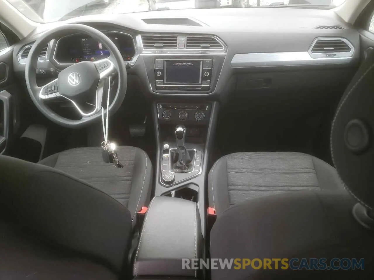 8 Фотография поврежденного автомобиля 3VV0B7AX3NM076297 VOLKSWAGEN TIGUAN 2022