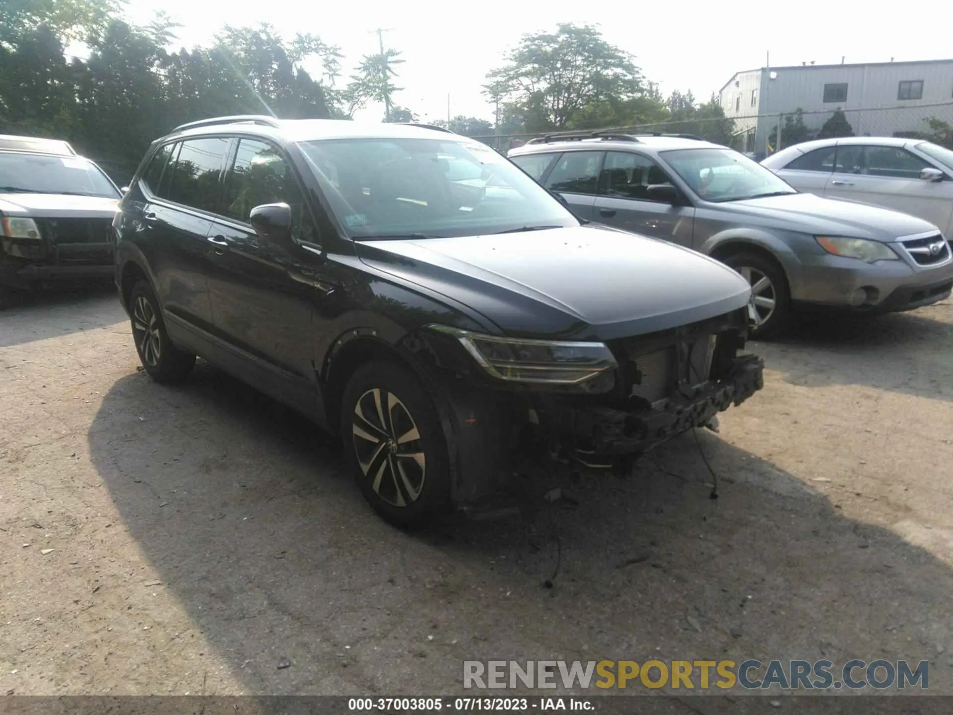1 Фотография поврежденного автомобиля 3VV0B7AX7NM108555 VOLKSWAGEN TIGUAN 2022