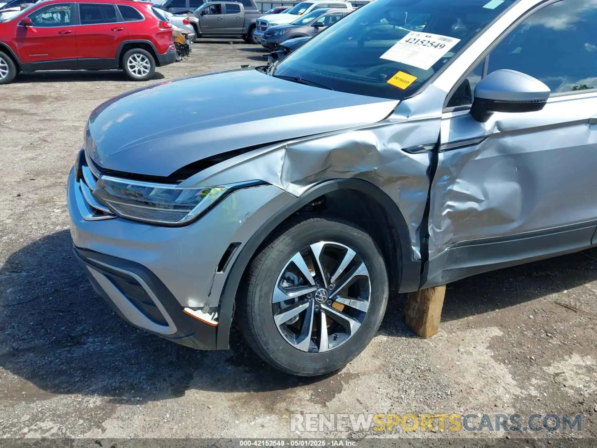 6 Photograph of a damaged car 3VV1B7AX3NM021594 VOLKSWAGEN TIGUAN 2022