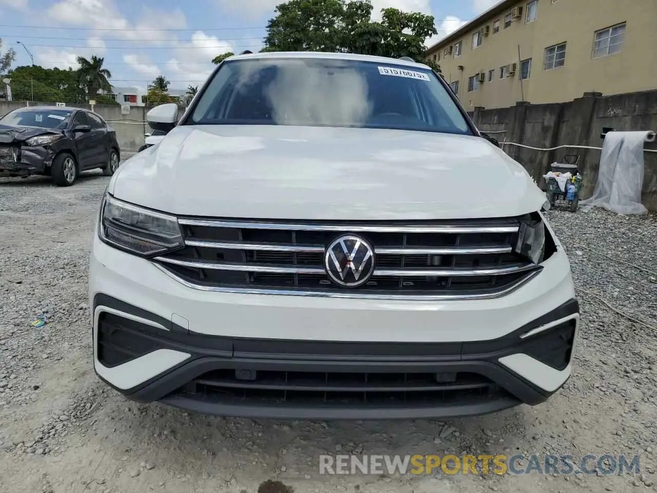 5 Фотография поврежденного автомобиля 3VV1B7AX5NM143020 VOLKSWAGEN TIGUAN 2022