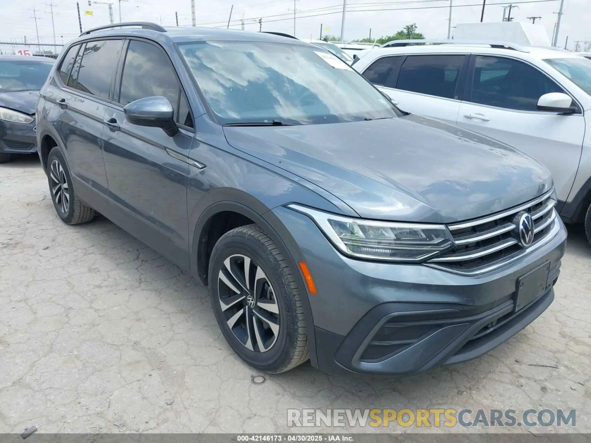 1 Photograph of a damaged car 3VV1B7AX7NM051259 VOLKSWAGEN TIGUAN 2022