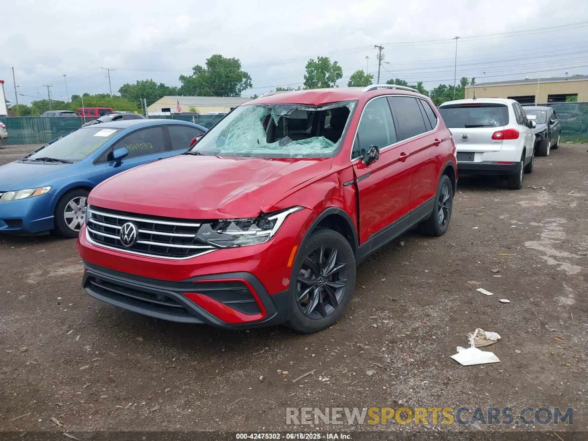12 Photograph of a damaged car 3VV2B7AX0NM020942 VOLKSWAGEN TIGUAN 2022