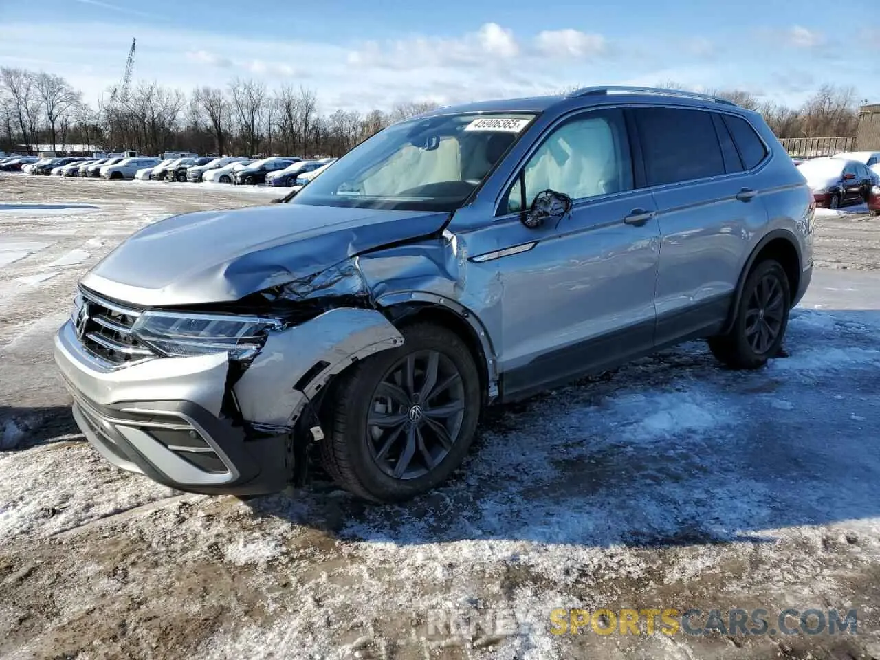 1 Фотография поврежденного автомобиля 3VV2B7AX0NM061376 VOLKSWAGEN TIGUAN 2022