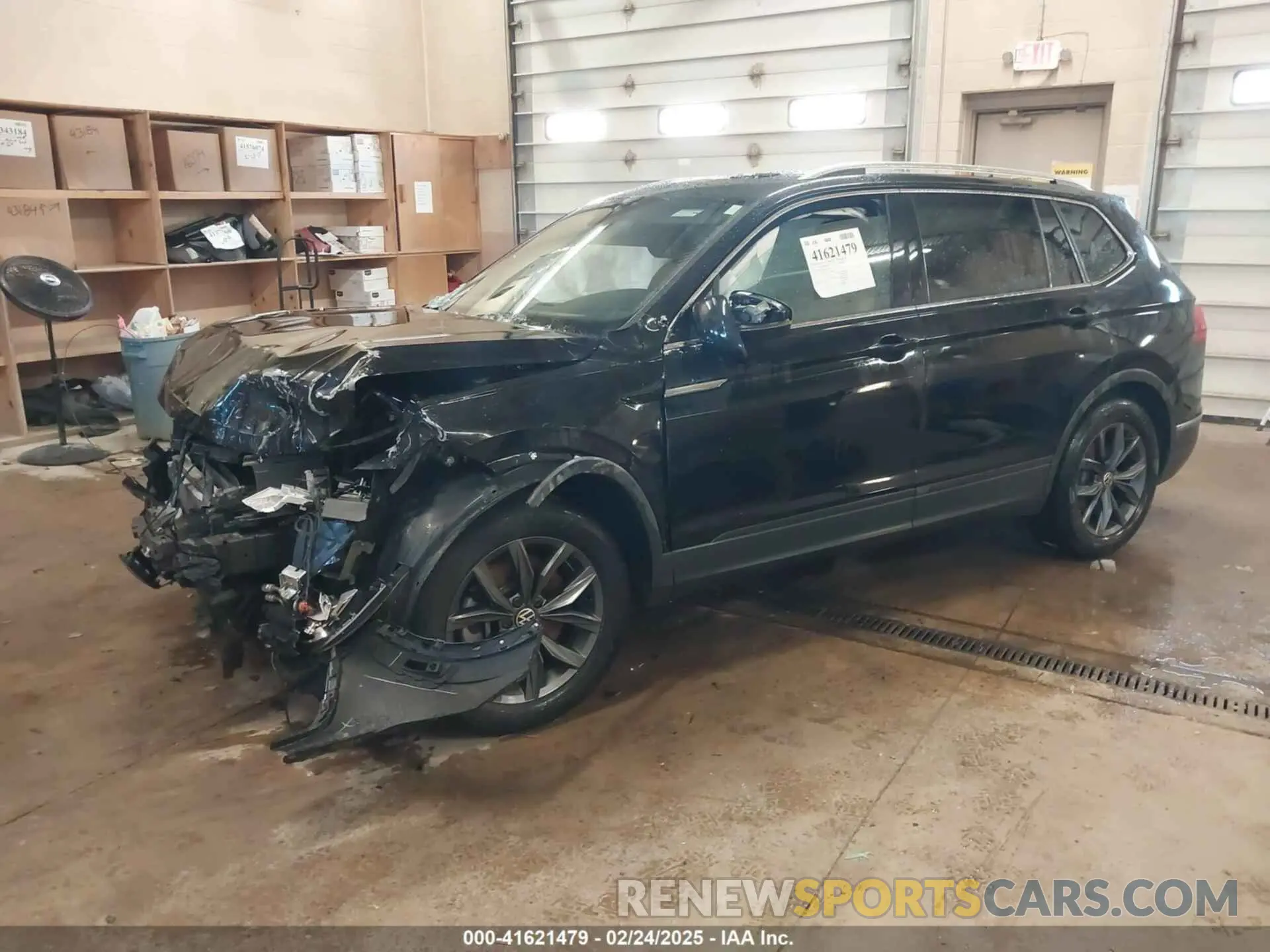 2 Фотография поврежденного автомобиля 3VV2B7AX0NM111869 VOLKSWAGEN TIGUAN 2022