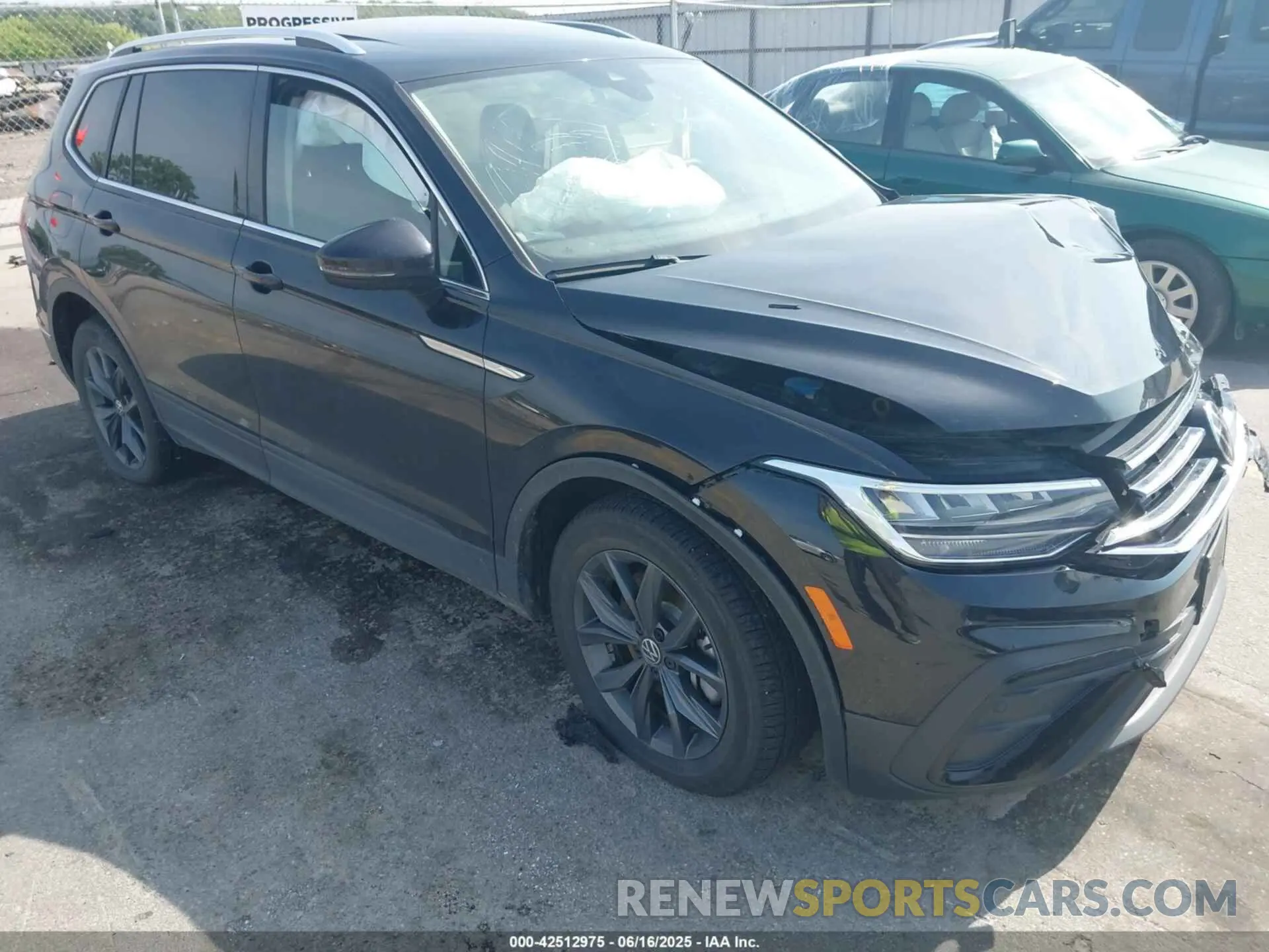 1 Photograph of a damaged car 3VV2B7AX0NM146315 VOLKSWAGEN TIGUAN 2022