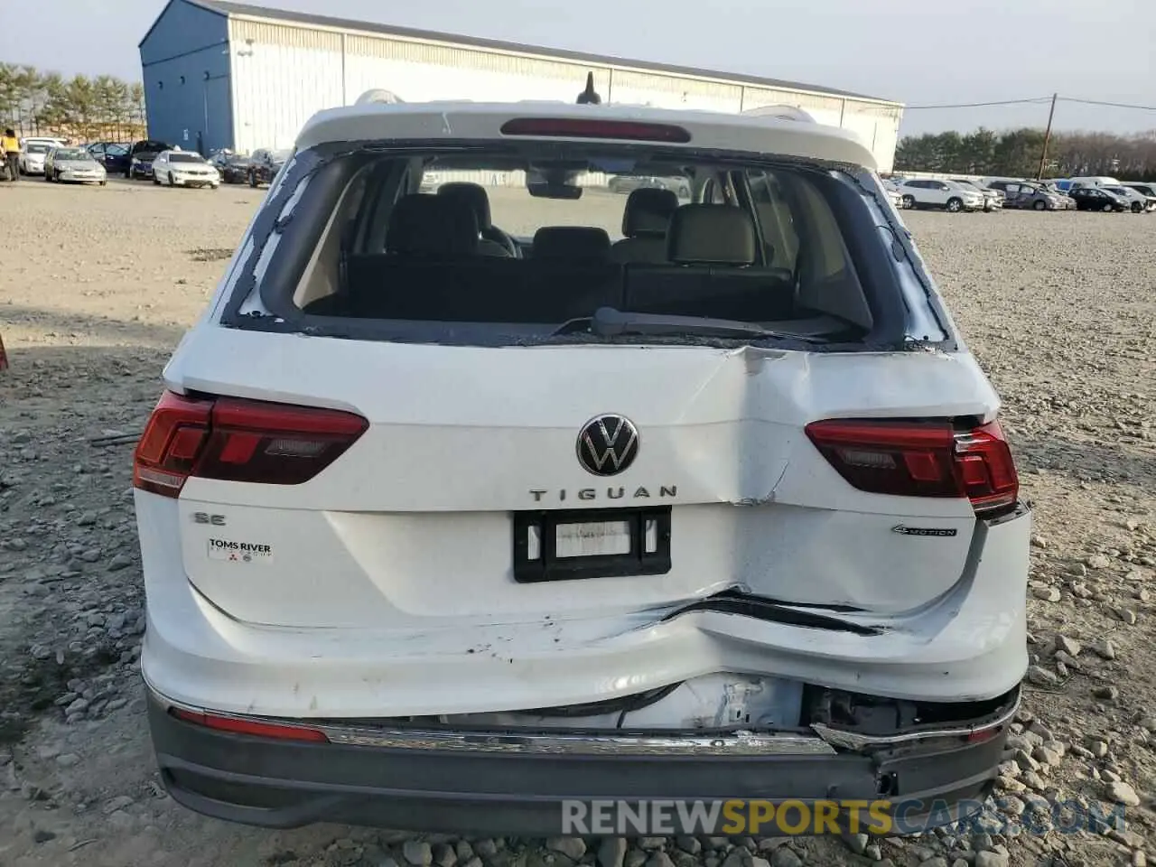 6 Photograph of a damaged car 3VV2B7AX4NM070405 VOLKSWAGEN TIGUAN 2022