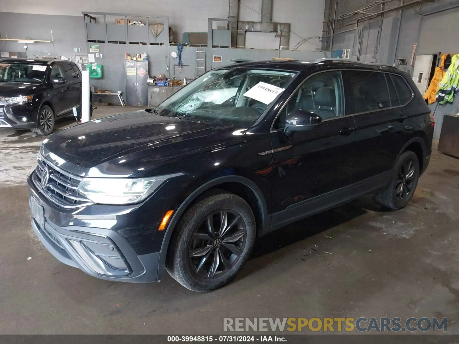 2 Фотография поврежденного автомобиля 3VV2B7AX6NM073743 VOLKSWAGEN TIGUAN 2022