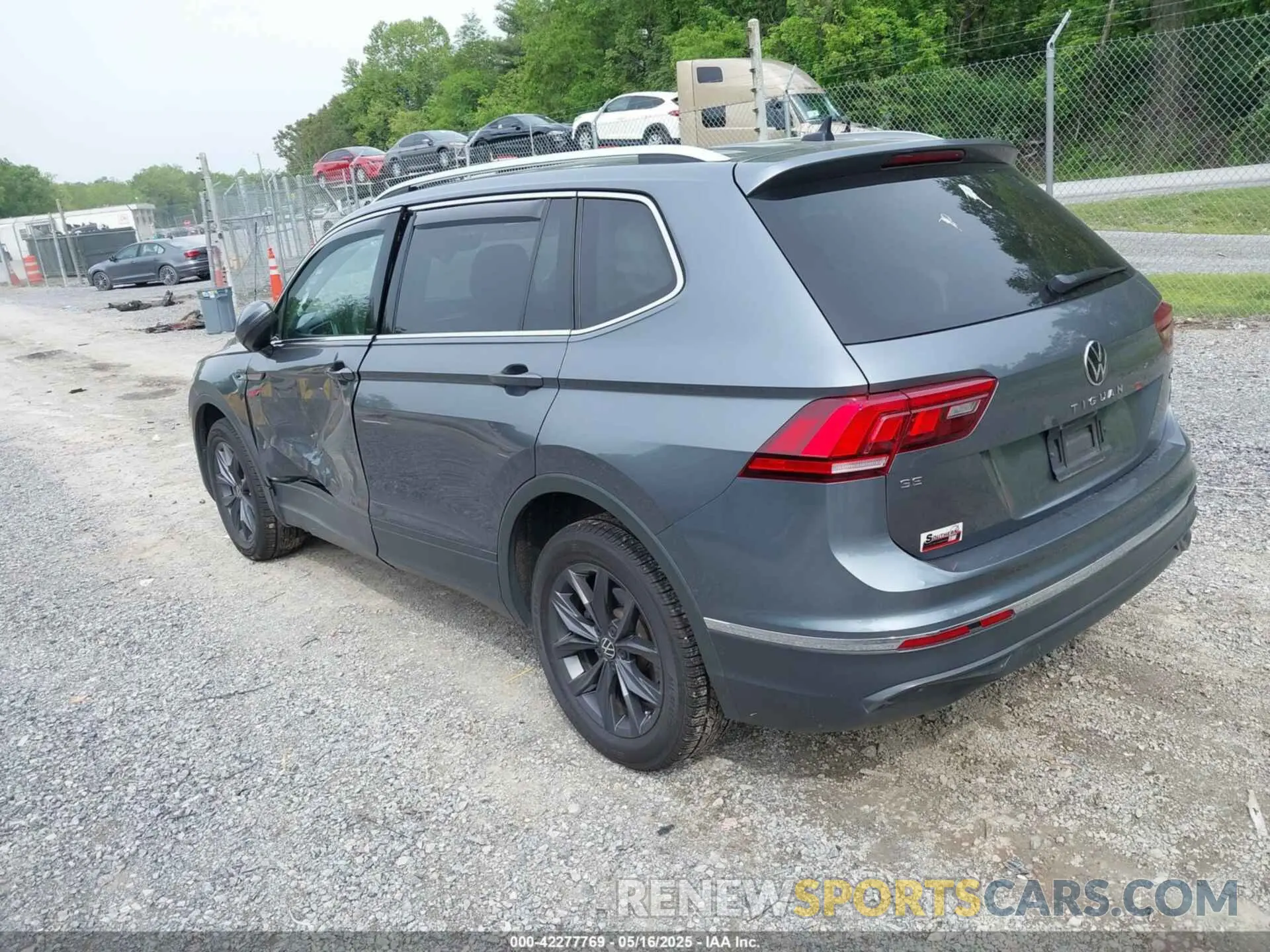 3 Фотография поврежденного автомобиля 3VV2B7AX7NM014782 VOLKSWAGEN TIGUAN 2022