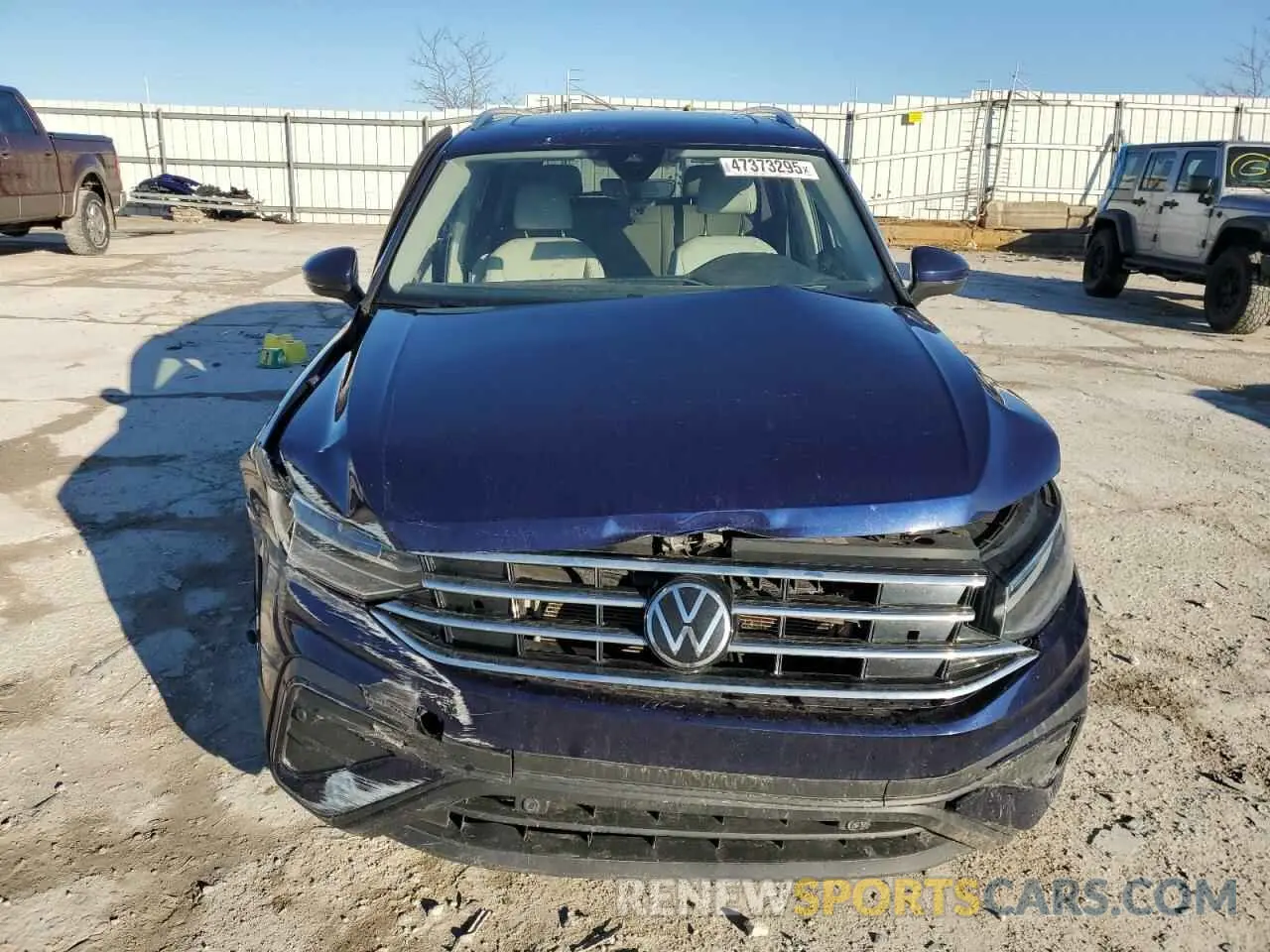 5 Фотография поврежденного автомобиля 3VV2B7AX7NM032814 VOLKSWAGEN TIGUAN 2022