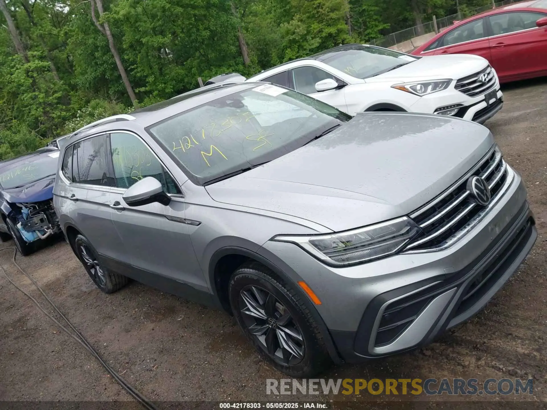 1 Фотография поврежденного автомобиля 3VV2B7AX7NM118981 VOLKSWAGEN TIGUAN 2022