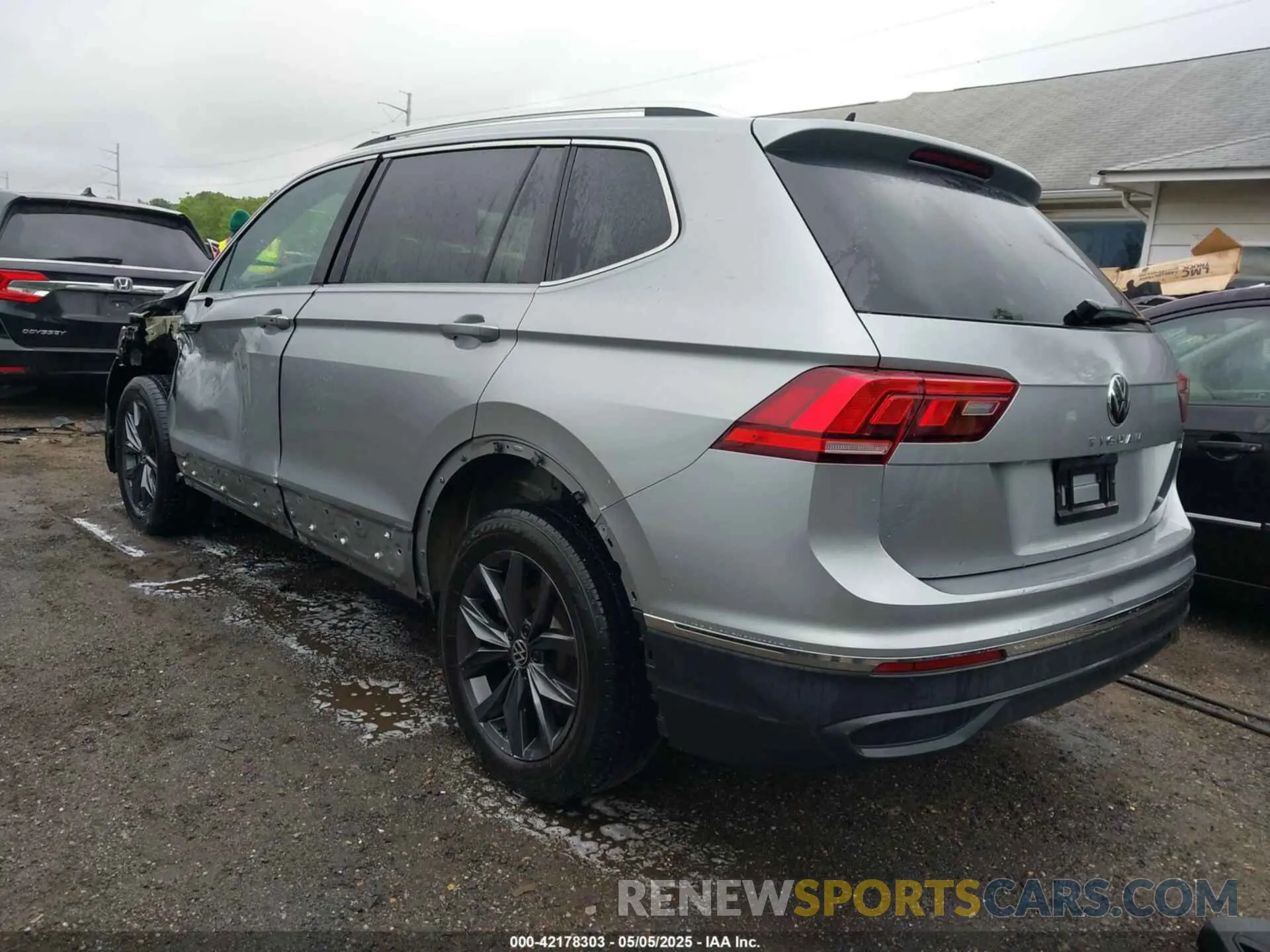 3 Фотография поврежденного автомобиля 3VV2B7AX7NM118981 VOLKSWAGEN TIGUAN 2022
