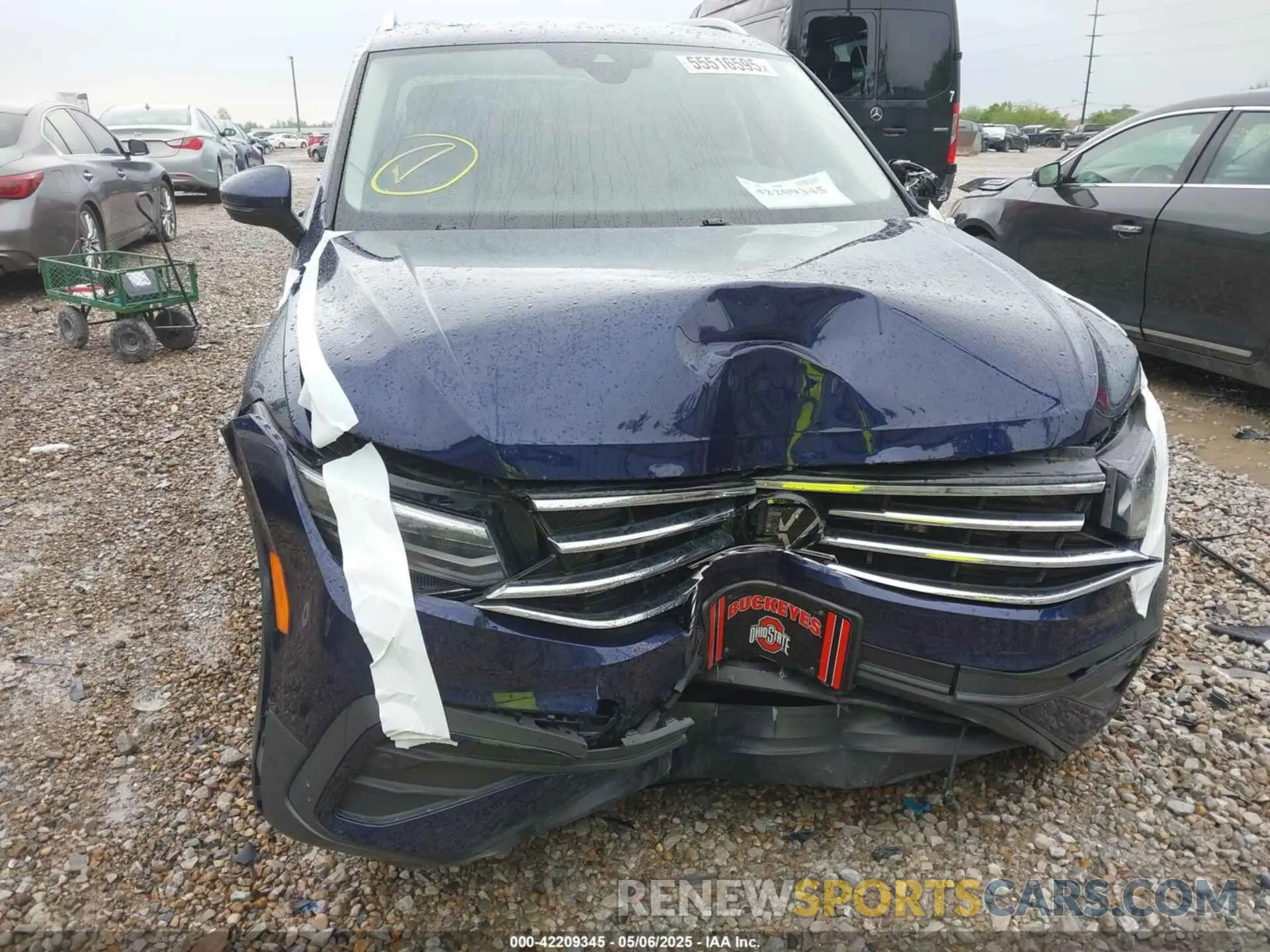 6 Photograph of a damaged car 3VV2B7AX8NM098143 VOLKSWAGEN TIGUAN 2022