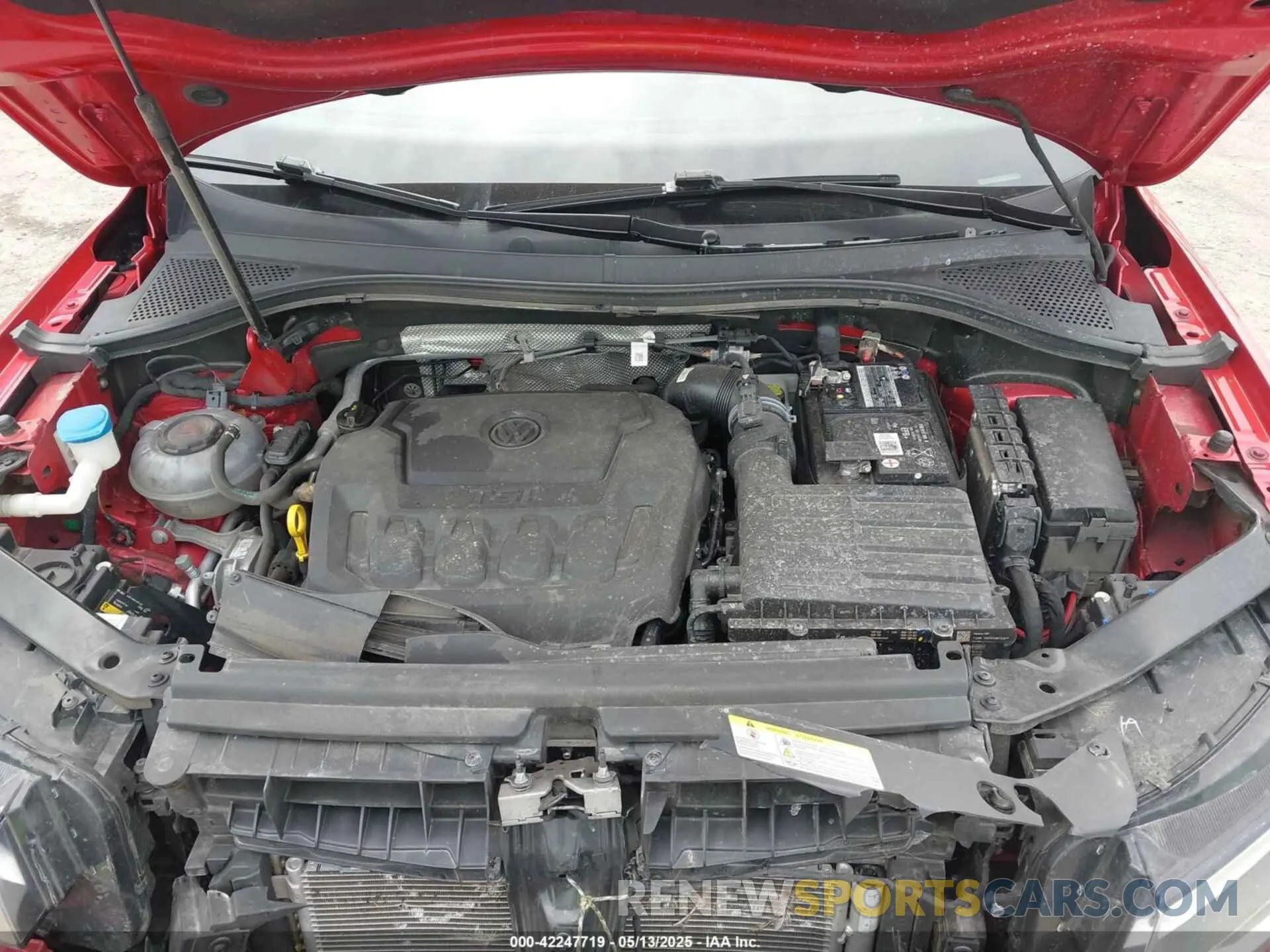 10 Фотография поврежденного автомобиля 3VV2B7AX9NM129948 VOLKSWAGEN TIGUAN 2022
