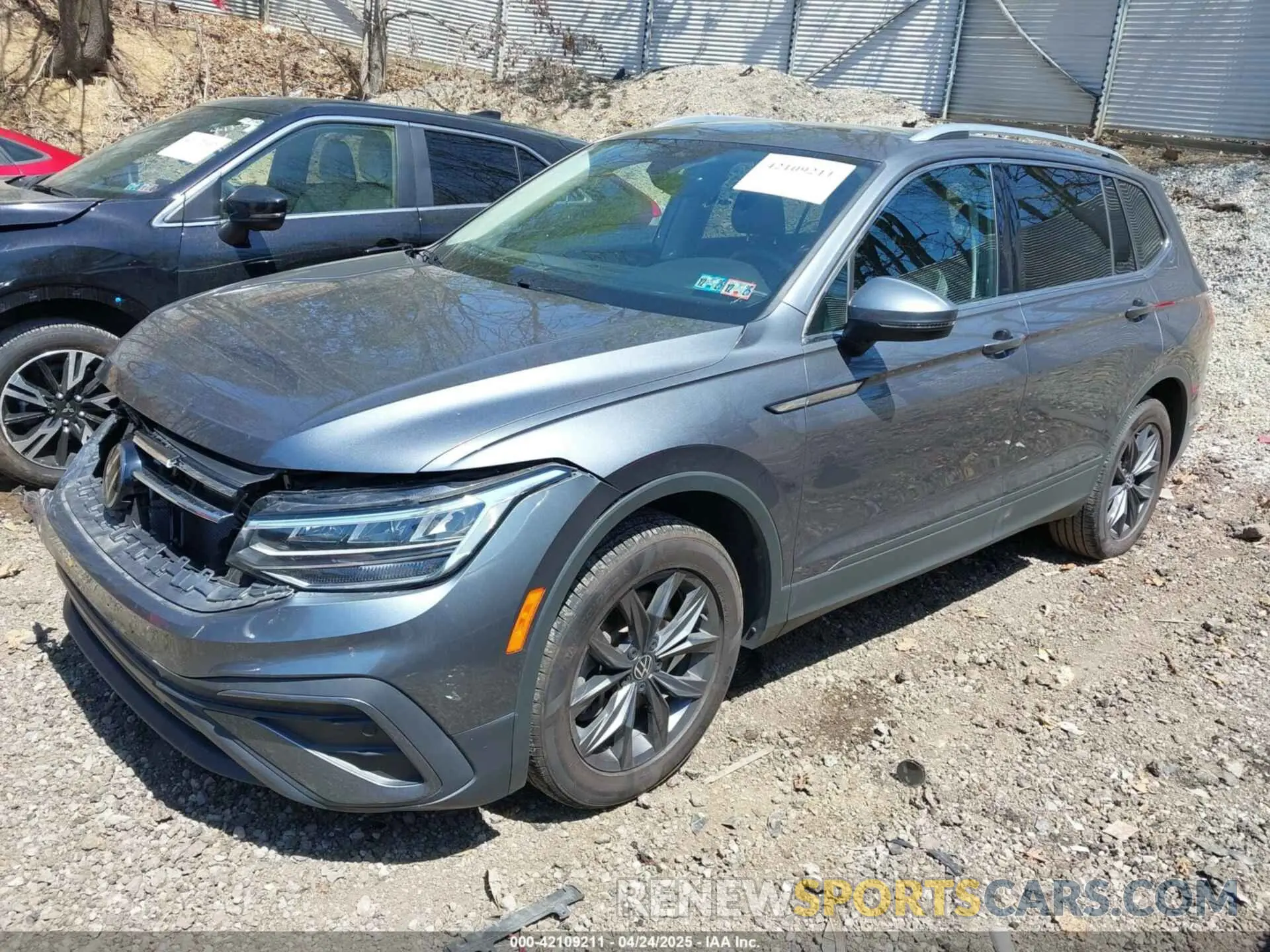 2 Photograph of a damaged car 3VV2B7AXXNM019538 VOLKSWAGEN TIGUAN 2022