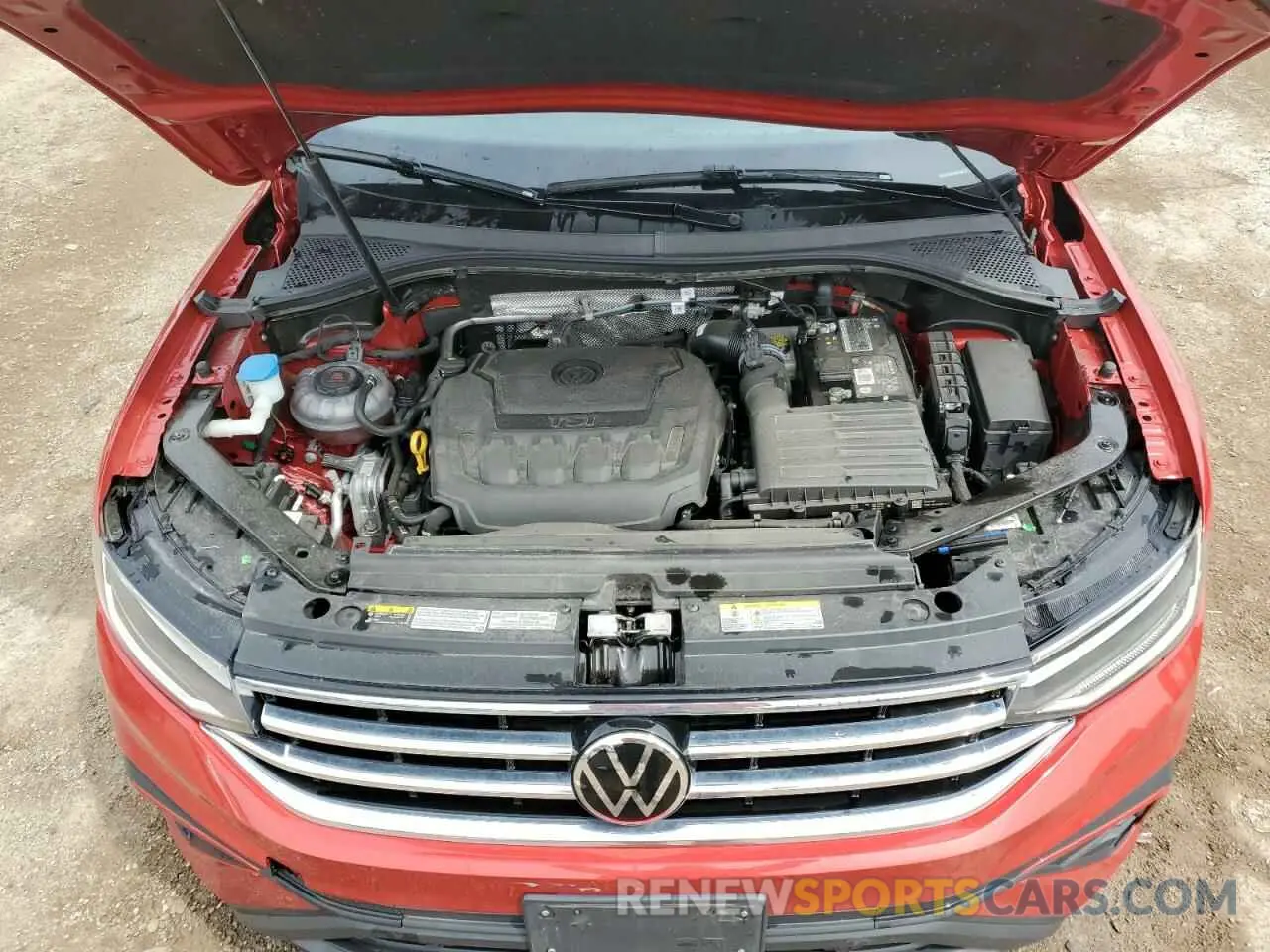 11 Фотография поврежденного автомобиля 3VV2B7AXXNM158021 VOLKSWAGEN TIGUAN 2022