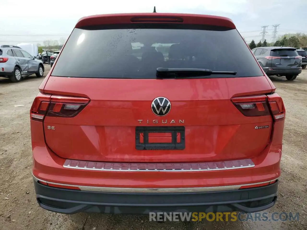 6 Фотография поврежденного автомобиля 3VV2B7AXXNM158021 VOLKSWAGEN TIGUAN 2022