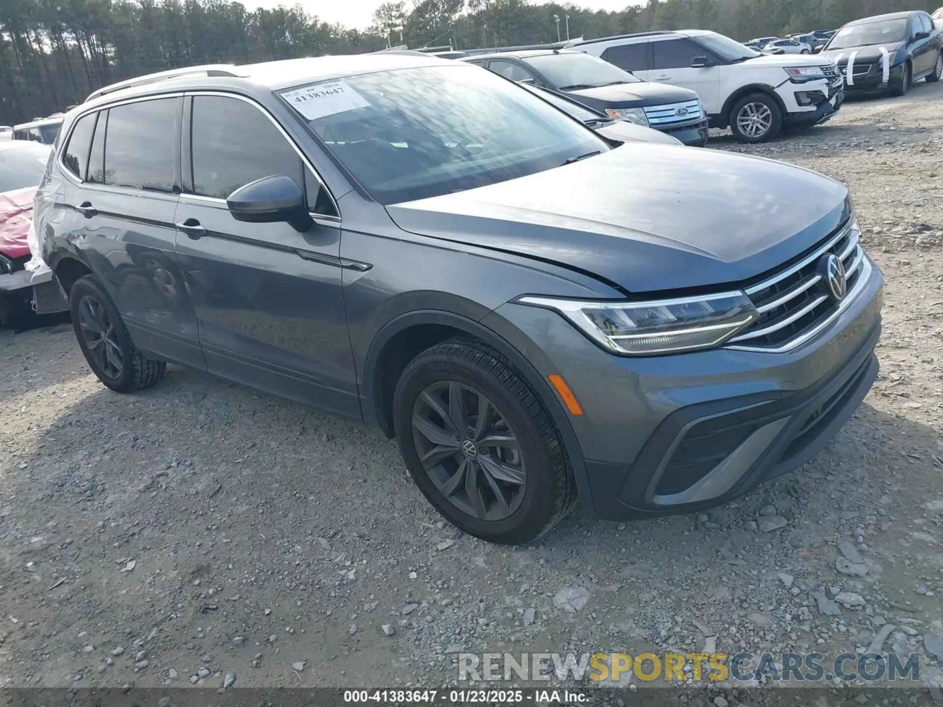 1 Photograph of a damaged car 3VV3B7AX1NM126028 VOLKSWAGEN TIGUAN 2022