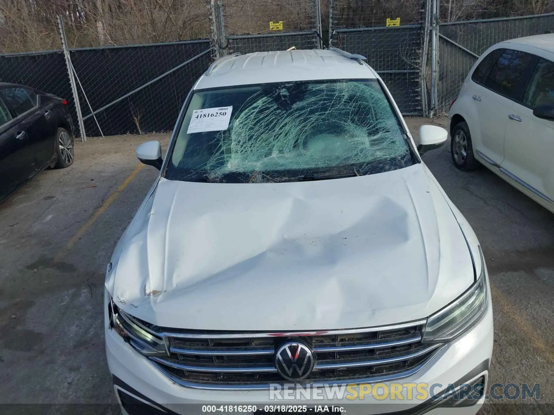 6 Photograph of a damaged car 3VV3B7AX9NM076592 VOLKSWAGEN TIGUAN 2022
