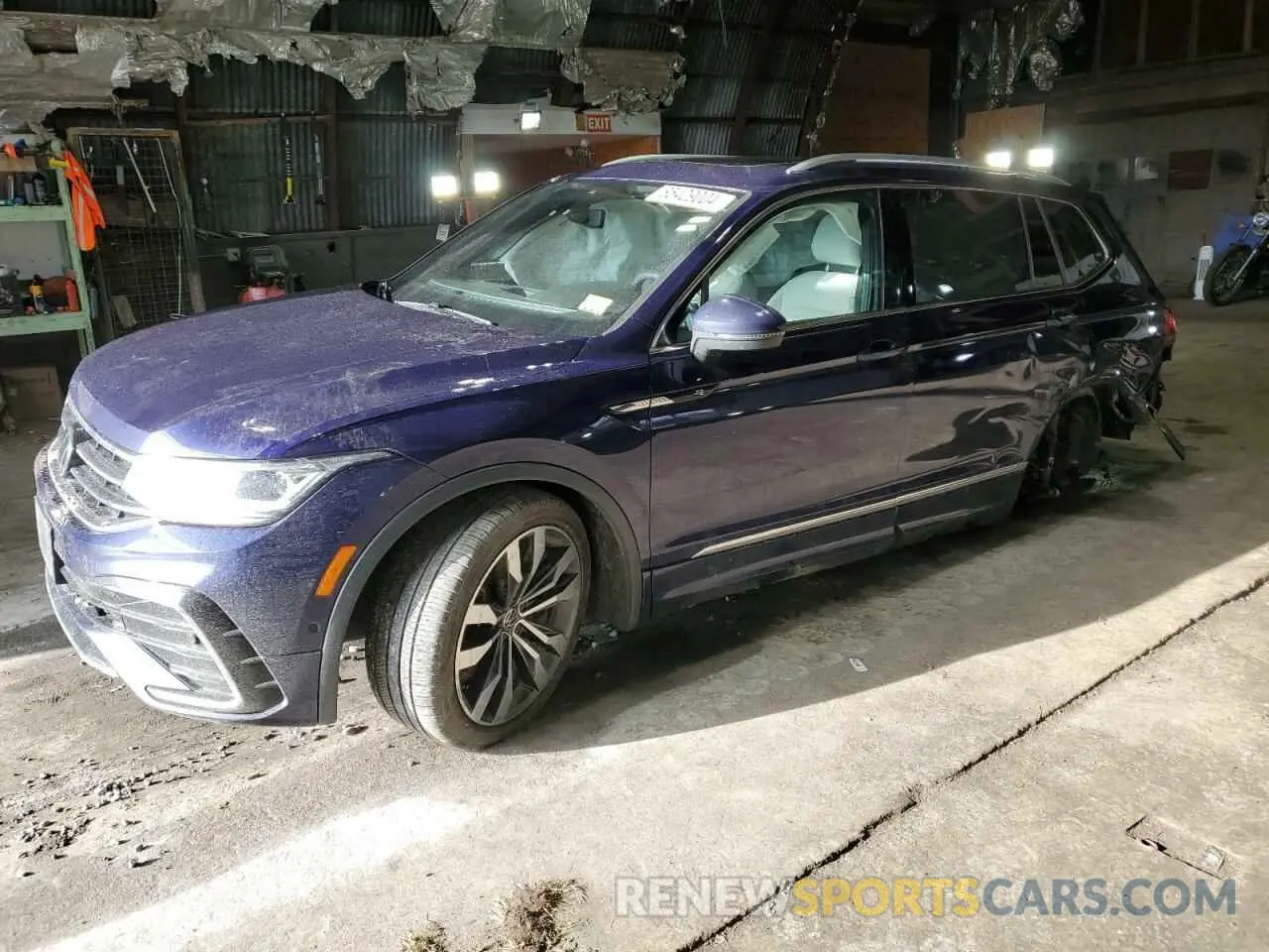 1 Photograph of a damaged car 3VV4B7AX1NM018495 VOLKSWAGEN TIGUAN 2022
