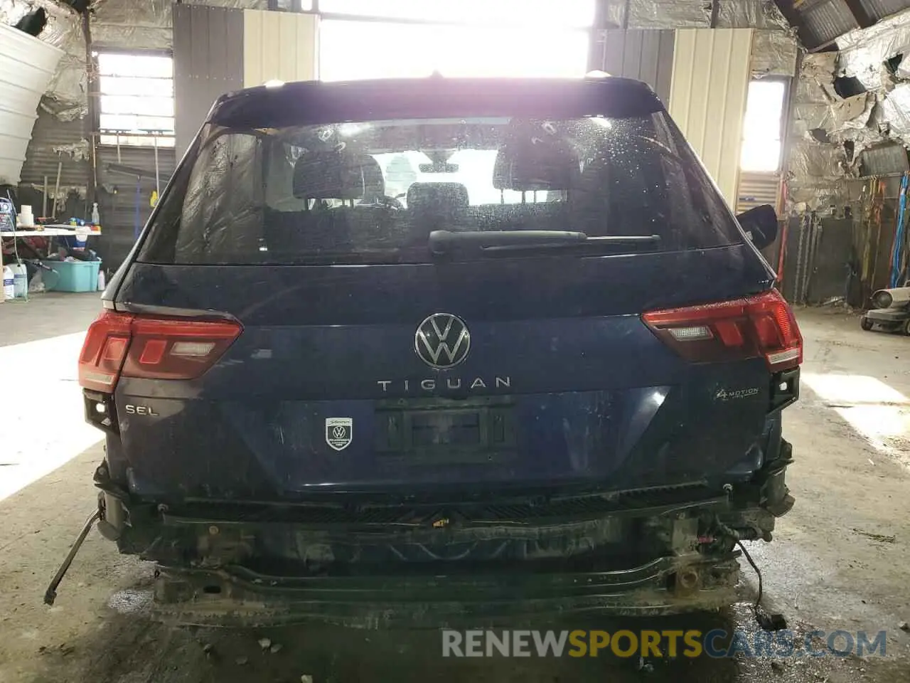 6 Photograph of a damaged car 3VV4B7AX1NM018495 VOLKSWAGEN TIGUAN 2022