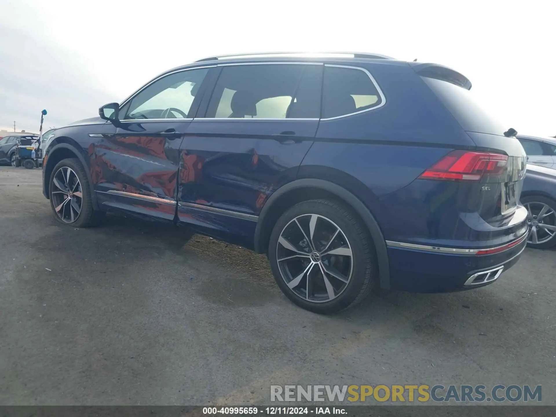 3 Фотография поврежденного автомобиля 3VV4B7AX3NM154238 VOLKSWAGEN TIGUAN 2022