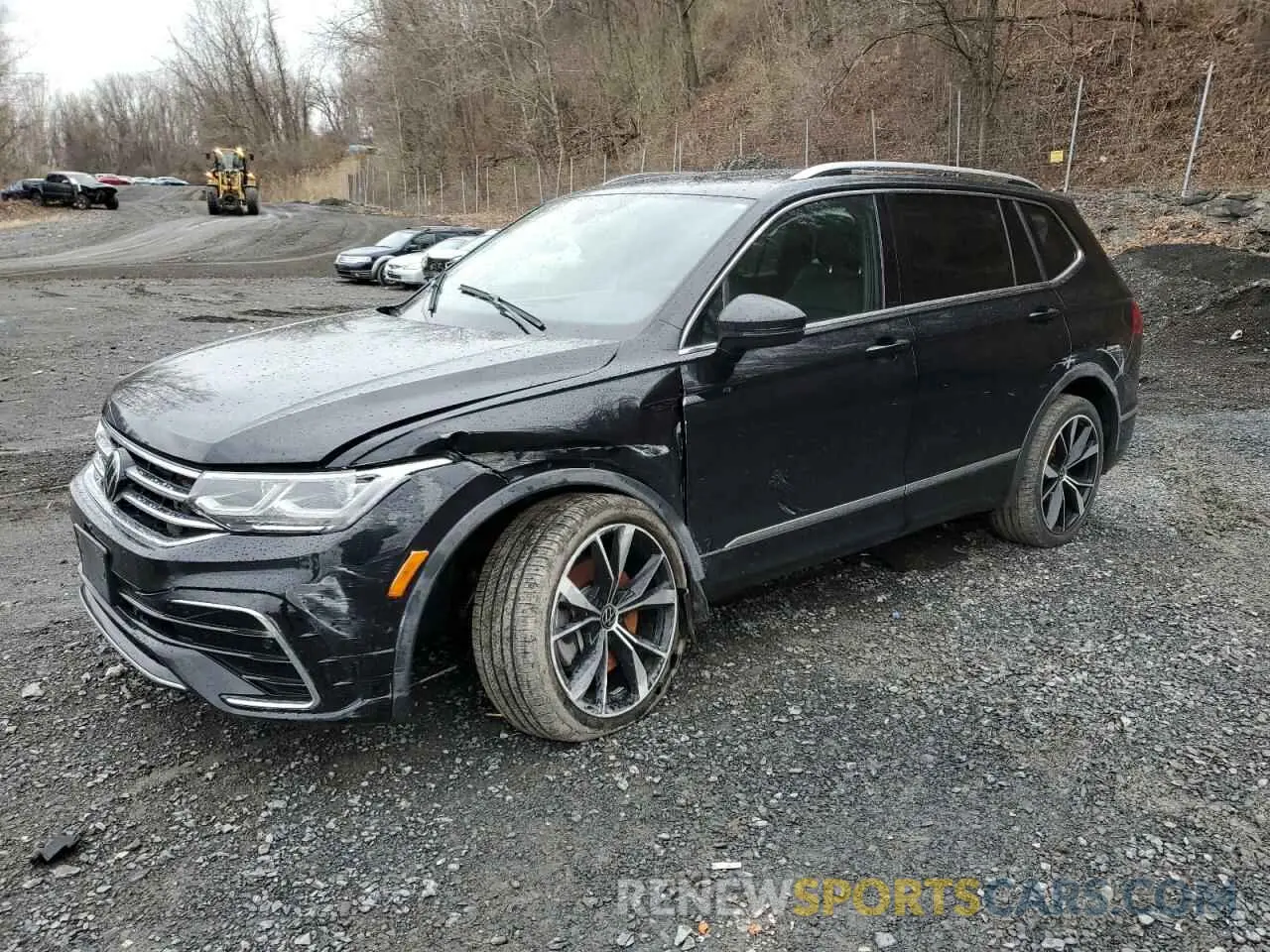 1 Photograph of a damaged car 3VV4B7AX4NM086533 VOLKSWAGEN TIGUAN 2022