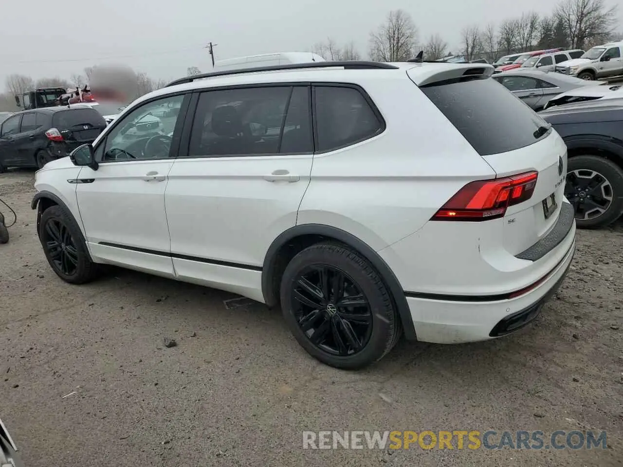 2 Photograph of a damaged car 3VV8B7AX4NM095511 VOLKSWAGEN TIGUAN 2022