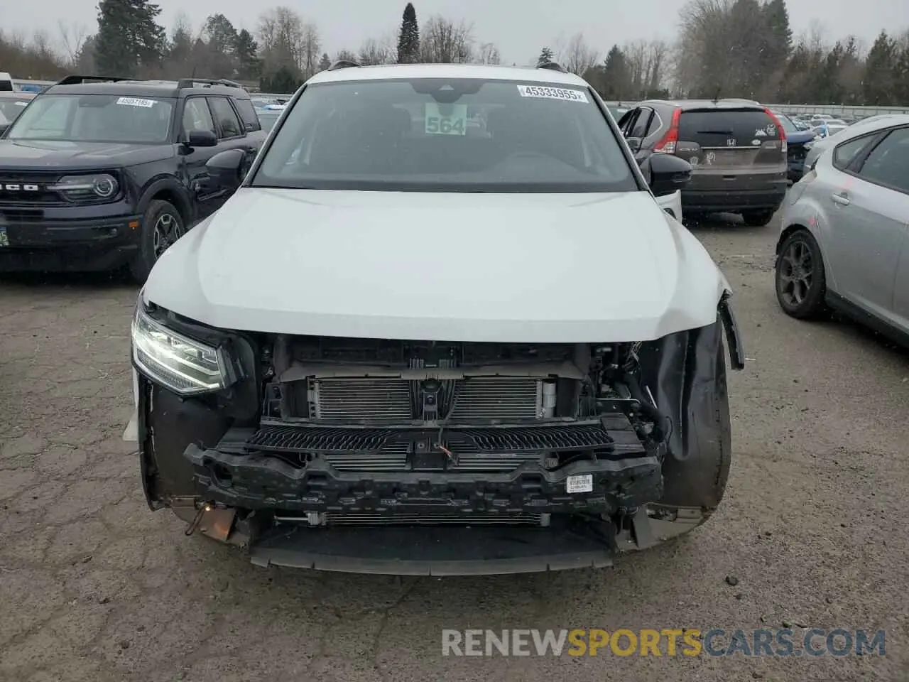 5 Photograph of a damaged car 3VV8B7AX4NM095511 VOLKSWAGEN TIGUAN 2022