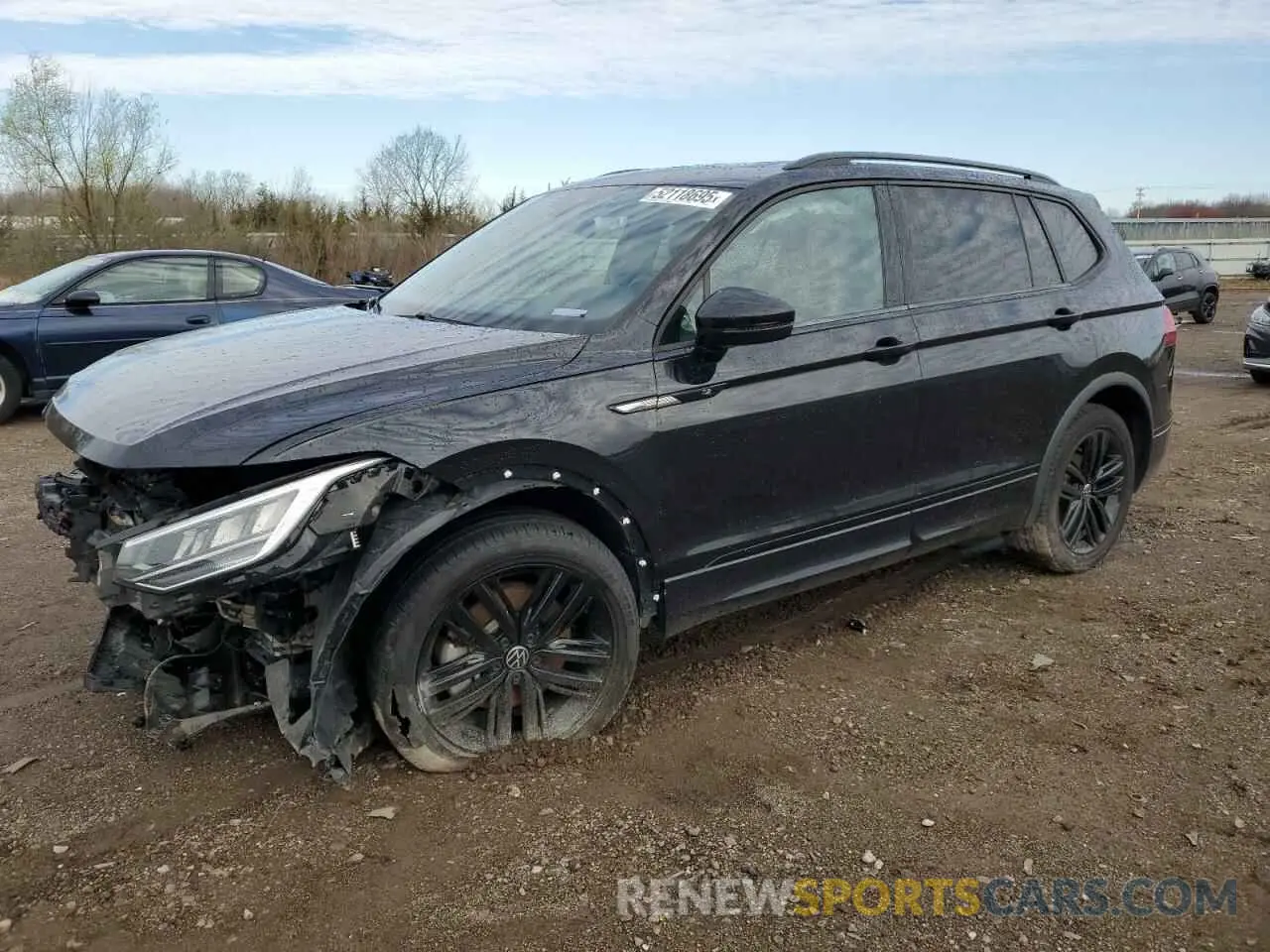1 Фотография поврежденного автомобиля 3VV8B7AX9NM088599 VOLKSWAGEN TIGUAN 2022